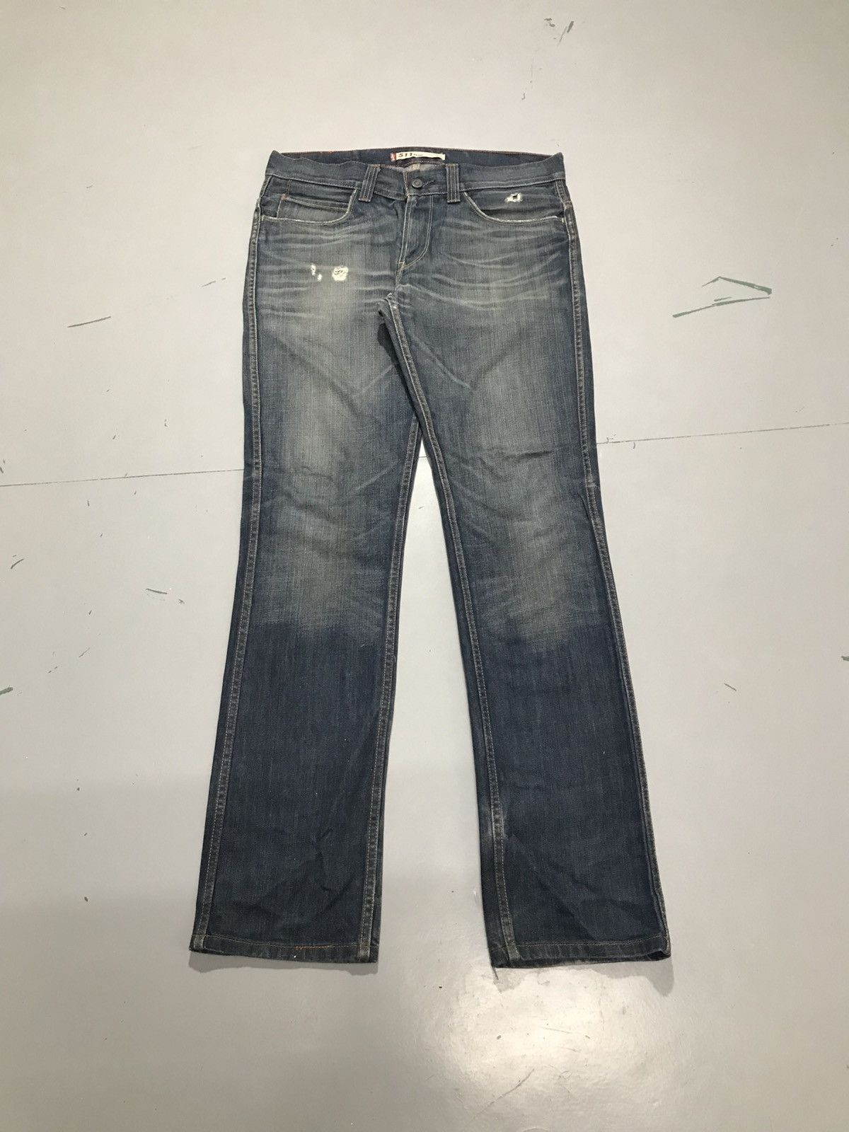 Levi's Vintage Levi’s buckle belt denim Size US 36 / EU 52 - 1 Thumbnail
