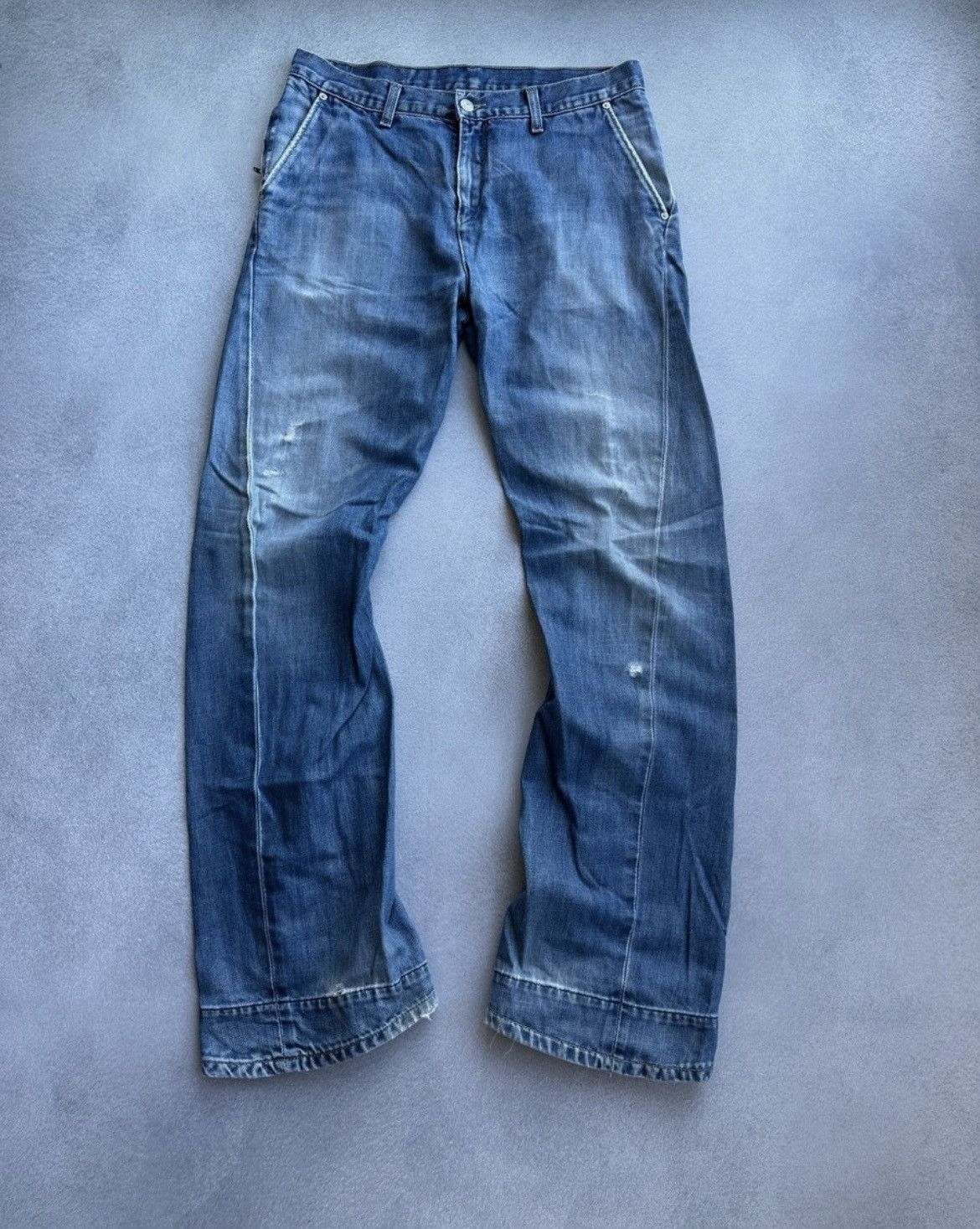 Levi's Vintage Levi’s 502Loose Fit Engineered Flared JeansY2K Denim Size US 33 - 4 Thumbnail