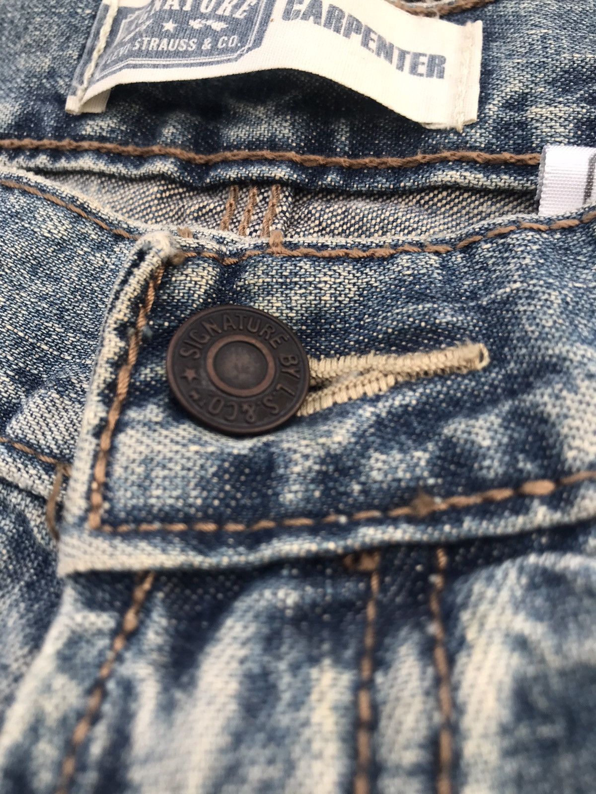 Designer × Levi's × Vintage Levi’s Signature Carpenter baggy jeans Size US 36 / EU 52 - 4 Thumbnail