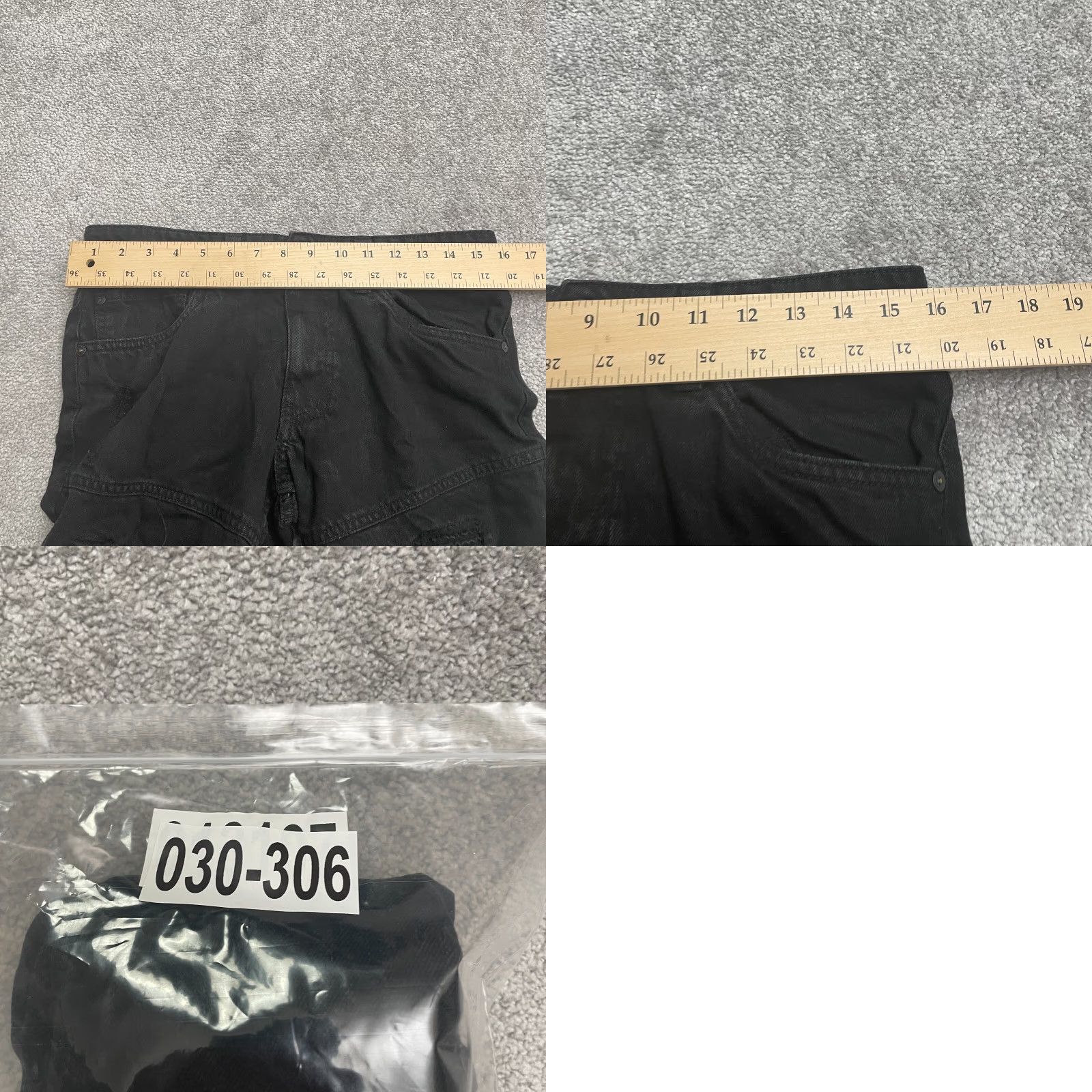 Denime Marc Ecko Jeans Shorts Bermuda Denim Mens 29 Black 5-Pocket Distressed Casual 12in Inseam 32 Waist Fashion Brand Outdoor Vintage: No Size US 29 - 9 Thumbnail
