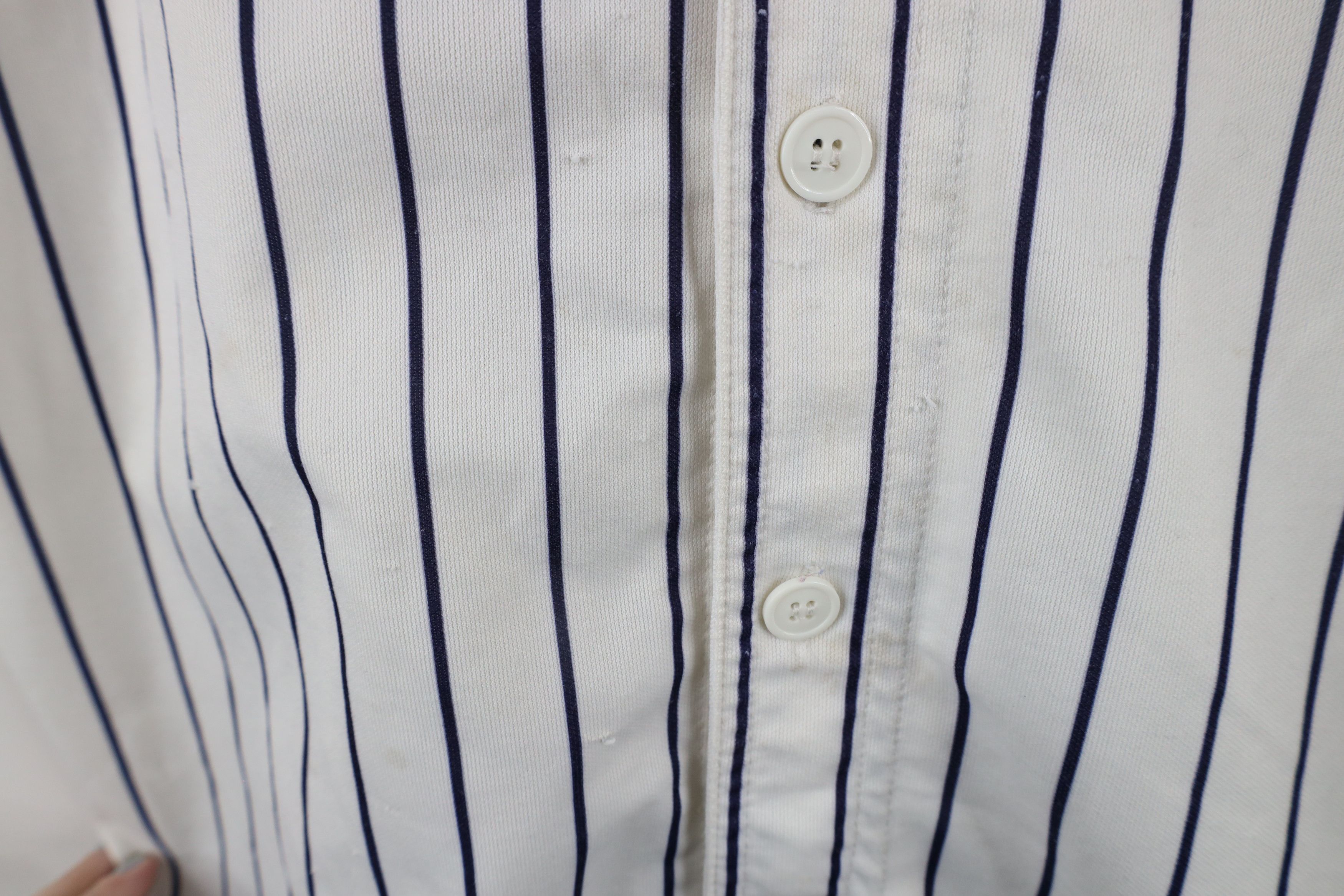 Vintage Vintage 90s Out Striped Minnesota Twins Baseball Jersey Size US XL / EU 56 / 4 - 6 Thumbnail