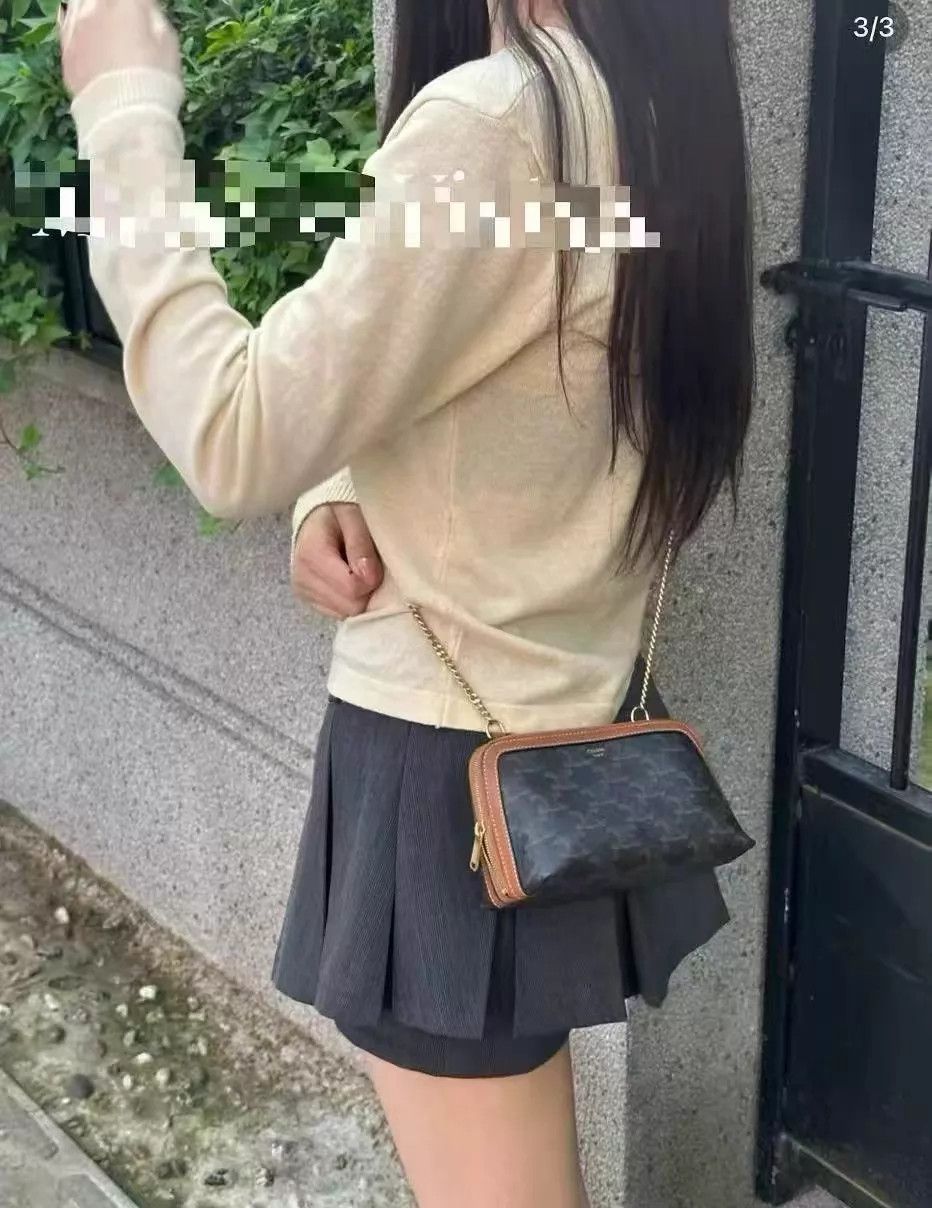 Celine Celine Mini Classic Shell Crossbody 21 16x8x11 AH150 Exc Size ONE SIZE - 3 Thumbnail