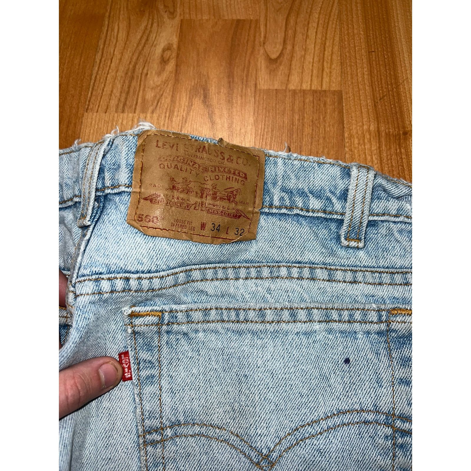 Levi's Vintage Levi's 560 Jeans Loose Fit Denim Pants 34x32 Levi Size US 34 / EU 50 - 11 Thumbnail