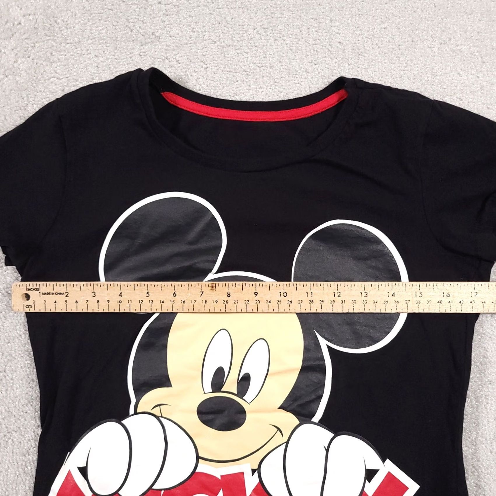 Disney Disney T-Shirt Women's Small Mickey Mouse Graphic Short Sleeve Pajama Top FLAW Size S / US 4 / IT 40 - 5 Thumbnail