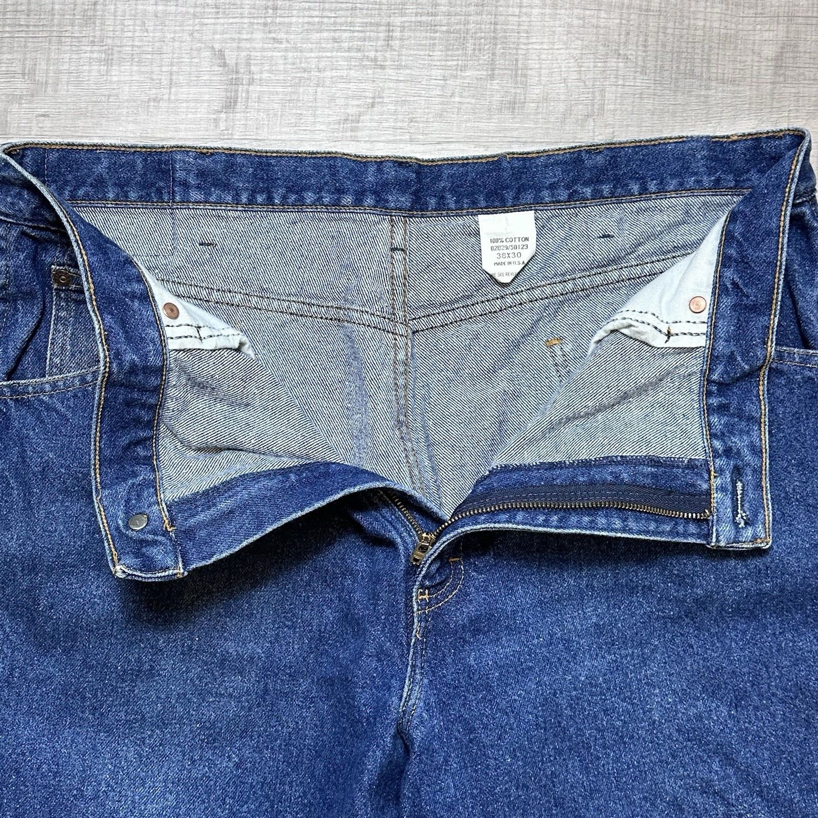 Vintage Vintage Roebuck & Co Denim Jeans Mens 38x30 Regular Straight Size US 38 / EU 54 - 4 Thumbnail
