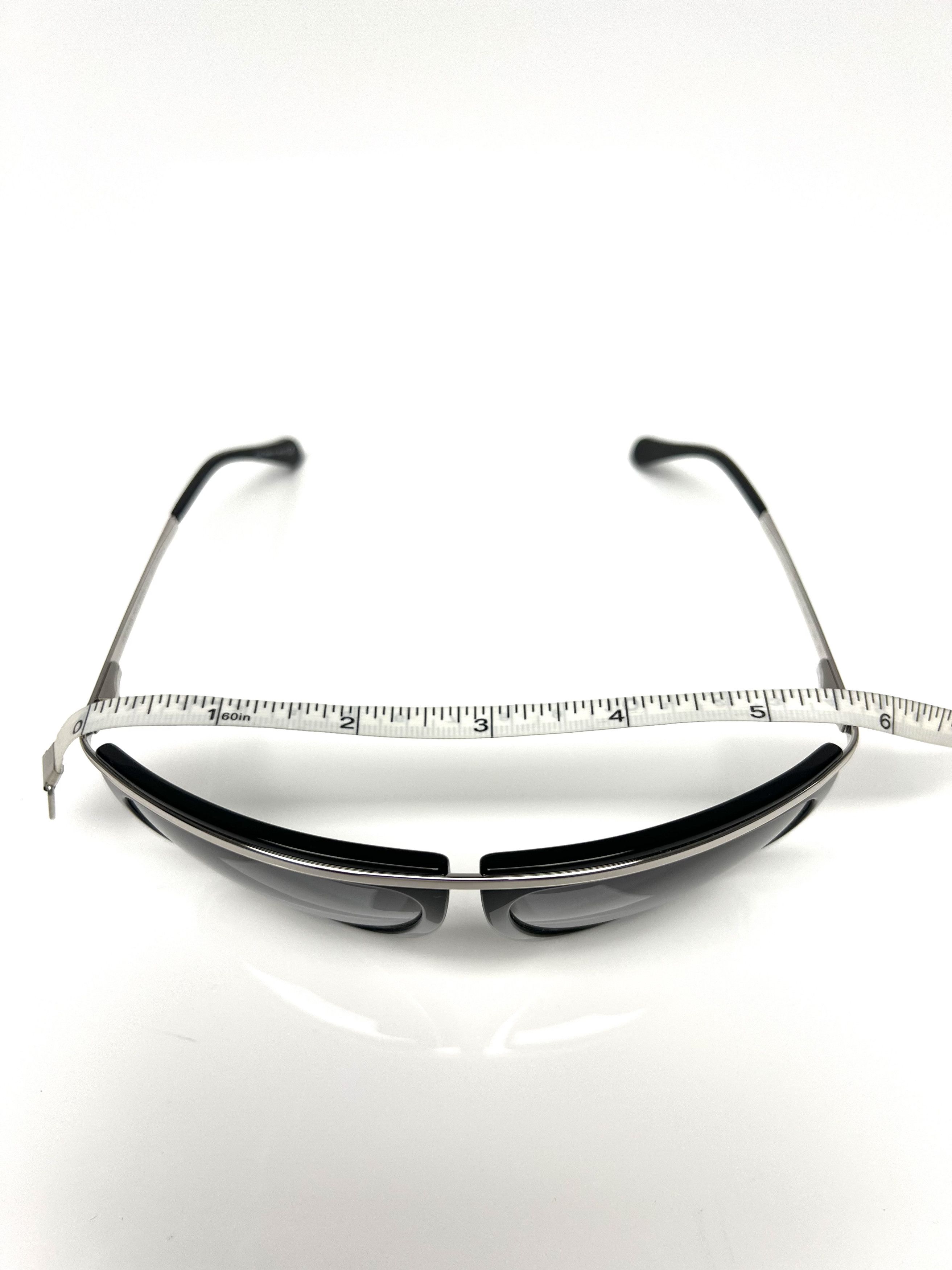 Balmain NEW OLIVER PEOPLES / BALMAIN GREY RADIENT AVIATOR SUNGLASSES Size ONE SIZE - 17 Thumbnail