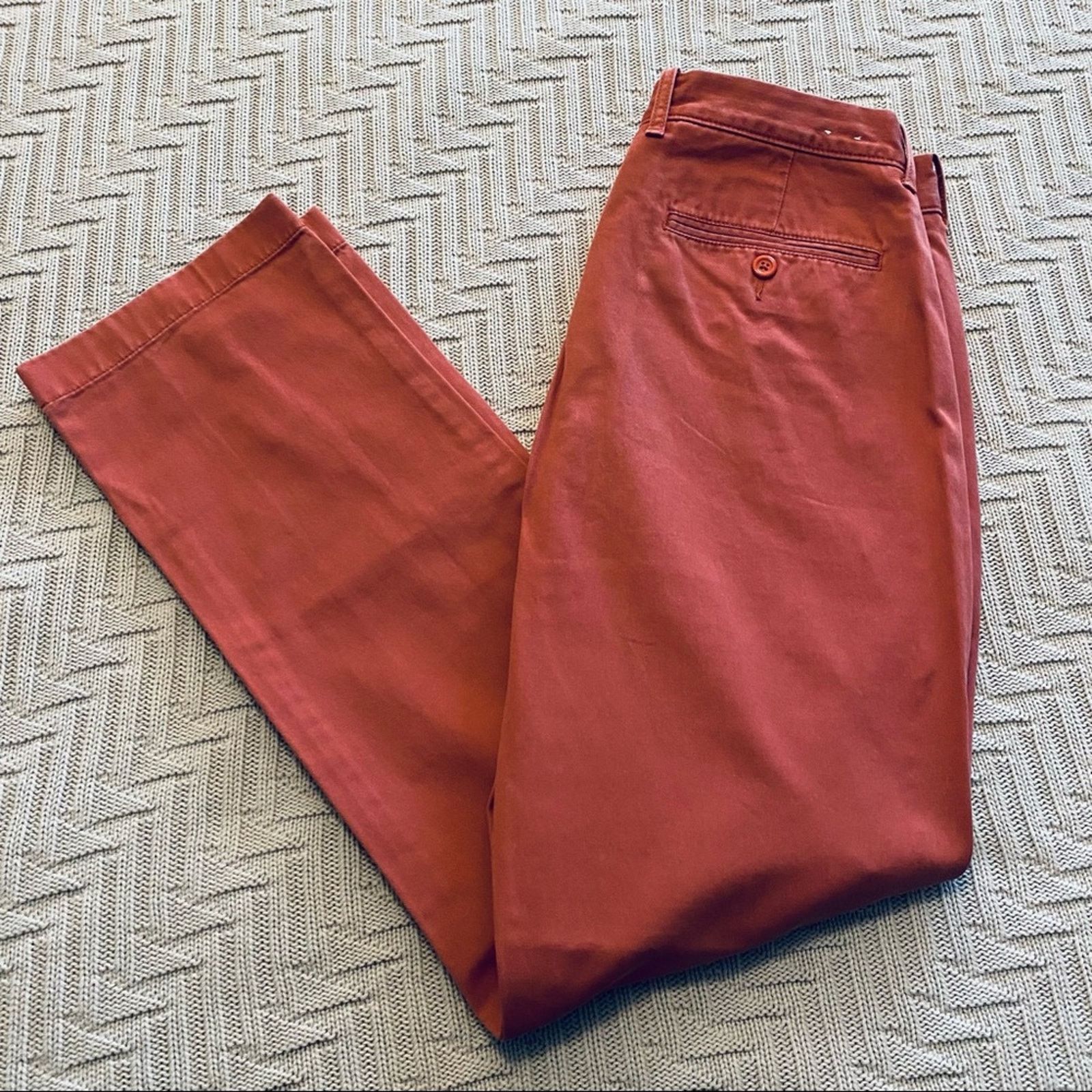 J.Crew J Crew muted red chino khaki pants Size US 31 - 1 Thumbnail