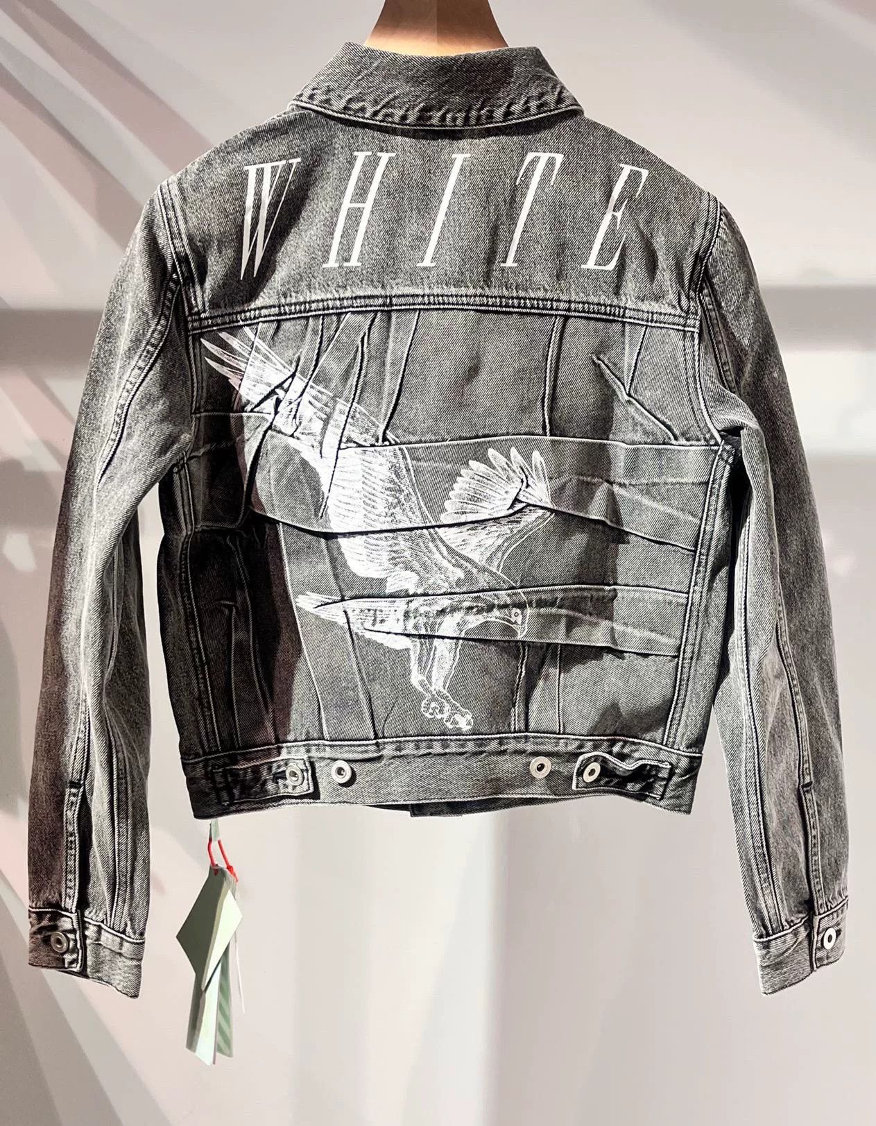 Off-White Off-White Women's Denim Jacket High Street Style Size S / US 4 / IT 40 - 1 Thumbnail