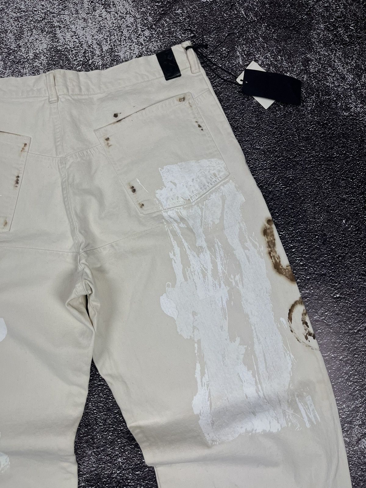 Gianfranco Ferre Gianfranco Ferre Painted Vintage Rare Y2k Denim Pants Size US 38 / EU 54 - 13 Thumbnail
