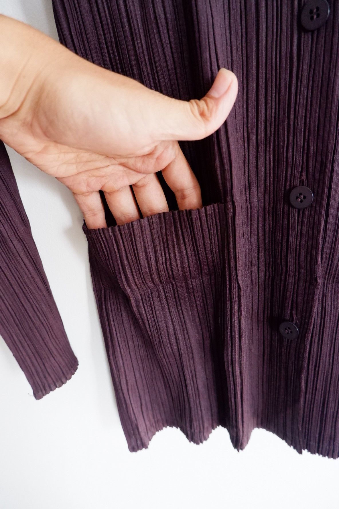 Pleats Please Issey Miyake 2010 Pleats Please By Issey Miyake Blazer Button Shirt Size L / US 10 / IT 46 - 7 Thumbnail