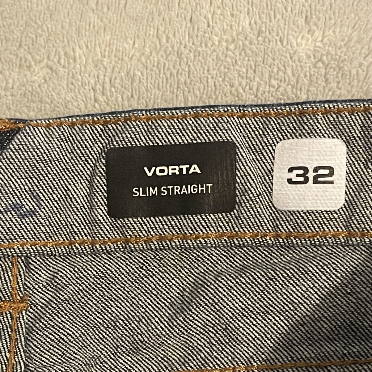 Volcom Vintage Volcom Jeans Men 32 Blue Vorta Slim Straight (32x30) Size US 32 / EU 48 - 3 Thumbnail
