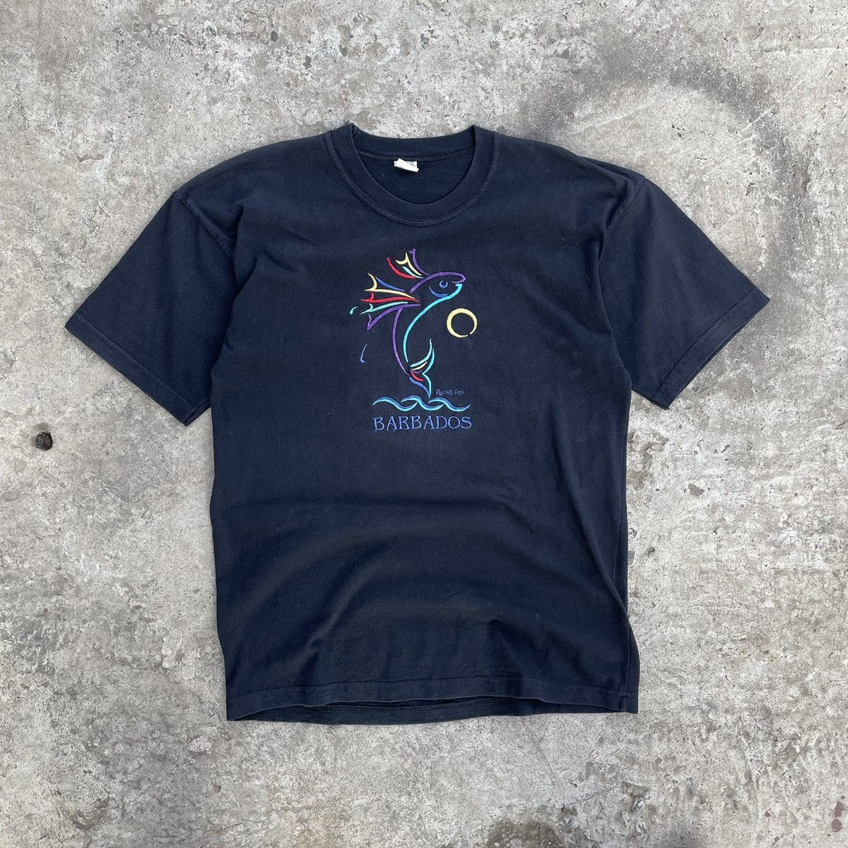 Designer × Vintage Vintage T-shirts Barbados Big Logo Y2K Style USA 90s Size US L / EU 52-54 / 3 - 1 Thumbnail