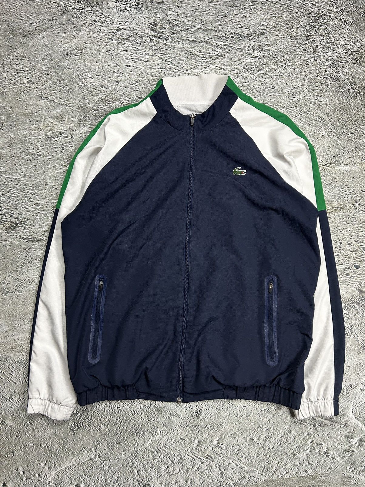 Lacoste Lacoste track suit vintage navy pants windbreaker small logo Size US XL / EU 56 / 4 - 2 Thumbnail
