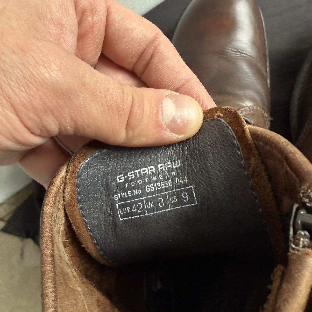G-Star G-Star Raw Brown Leather Combat Boots Avant-garde Size US 9 / EU 42 - 8 Thumbnail