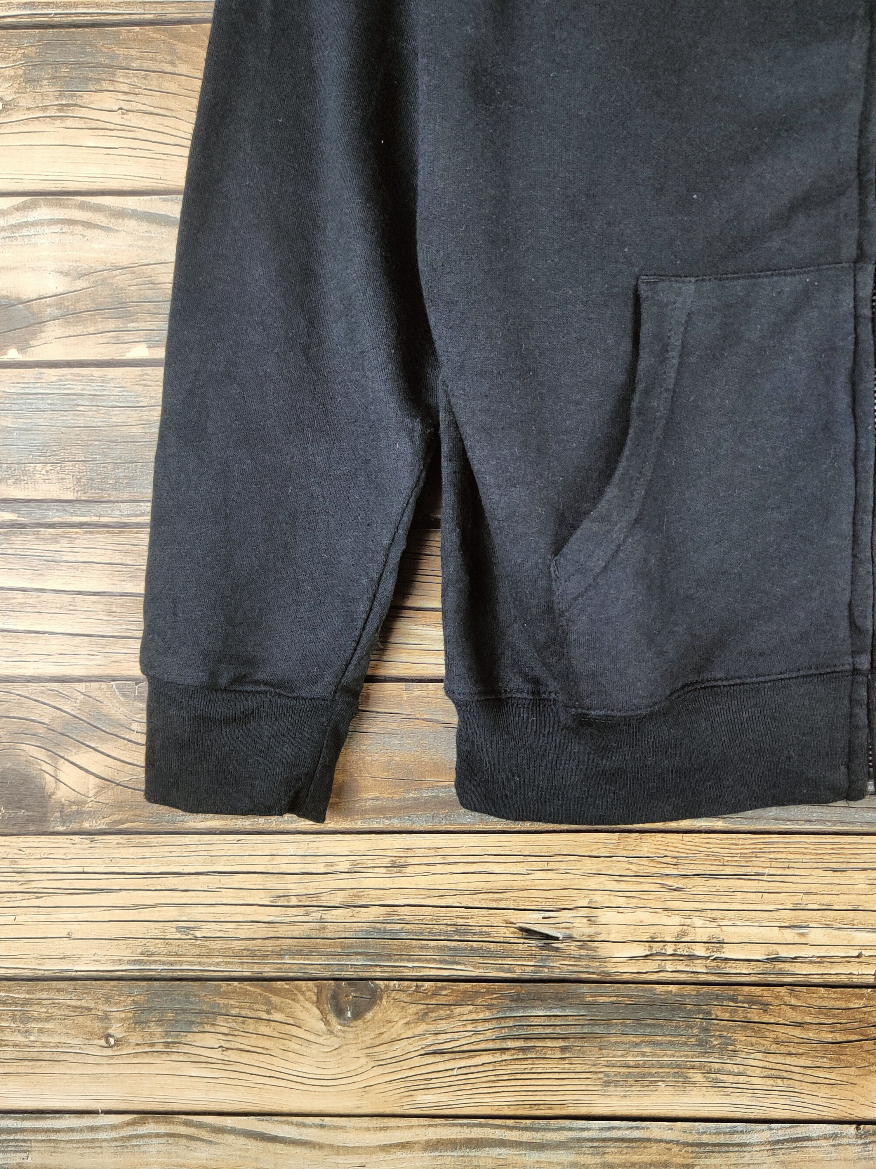 Japanese Brand Vintage Faded Mafimum Black Hoodie Sweaters Size L / US 10 / IT 46 - 5 Thumbnail