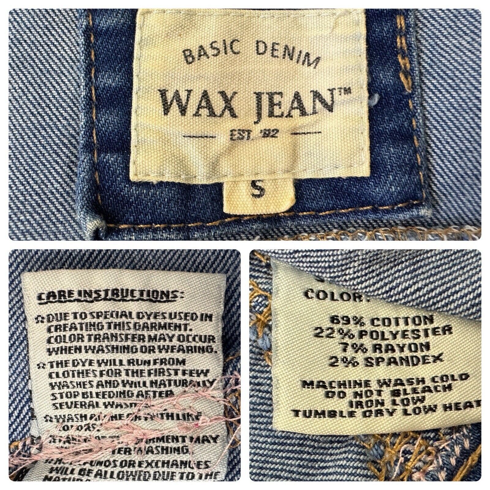 Pink Floyd PINK FLOYD 70s Vintage Retro Upcycled Denim Rainbow Vest S Size S / US 4 / IT 40 - 11 Thumbnail