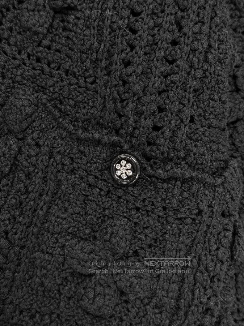 Chanel Chanel Crochet knitted cardigan coat Size XS / US 0-2 / IT 36-38 - 4 Thumbnail