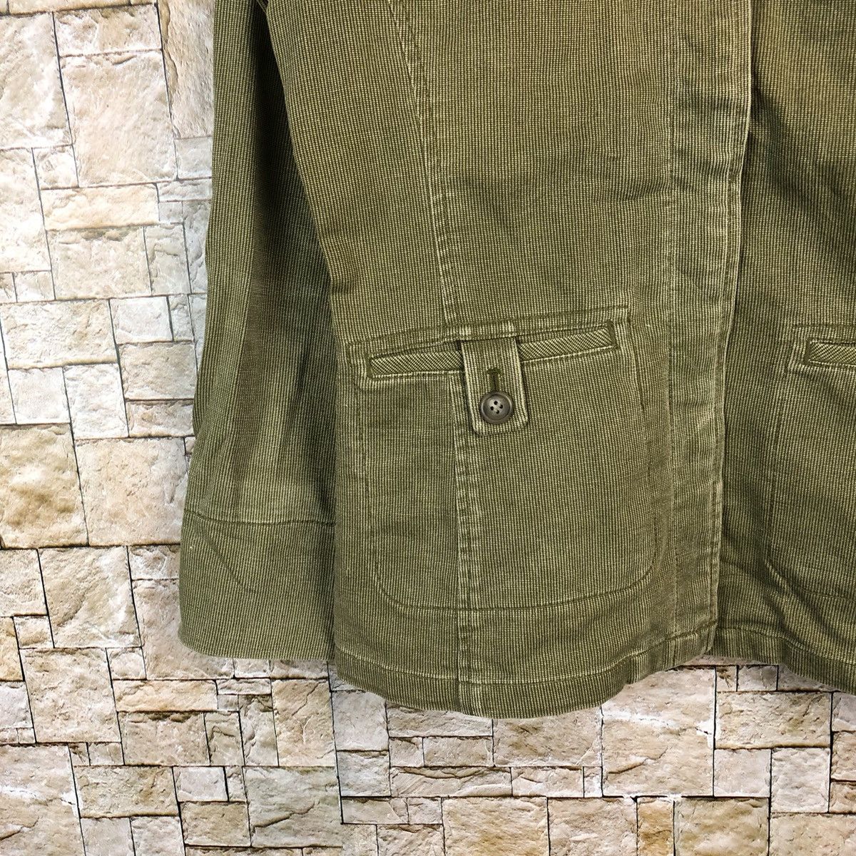 Japanese Brand Elle Plante Green jaket #A824 Size S / US 4 / IT 40 - 7 Thumbnail