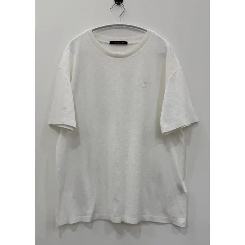 Louis Vuitton Louis Vuitton White Summer Cotton T-Shirt 0089 Size US L / EU 52-54 / 3 - 1 Thumbnail