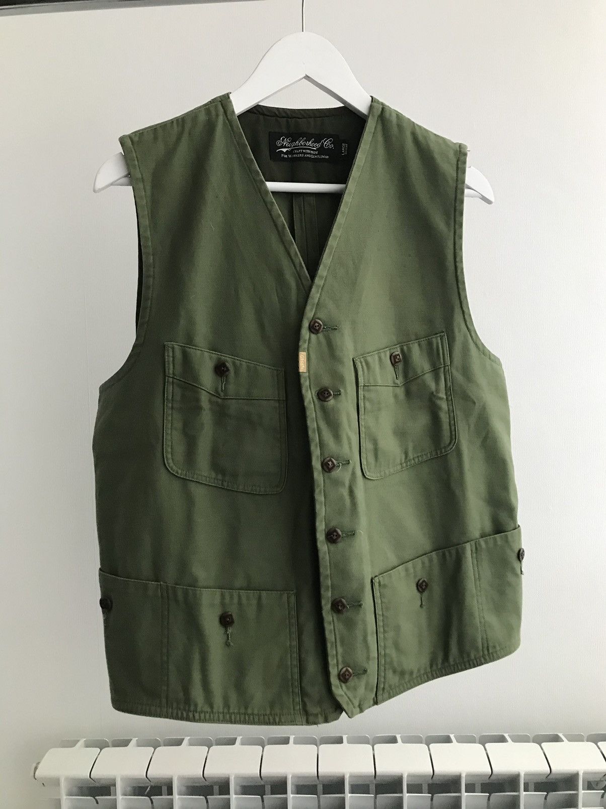 Neighborhood Vest Military Style A/W15 Size US L / EU 52-54 / 3 - 2 Thumbnail