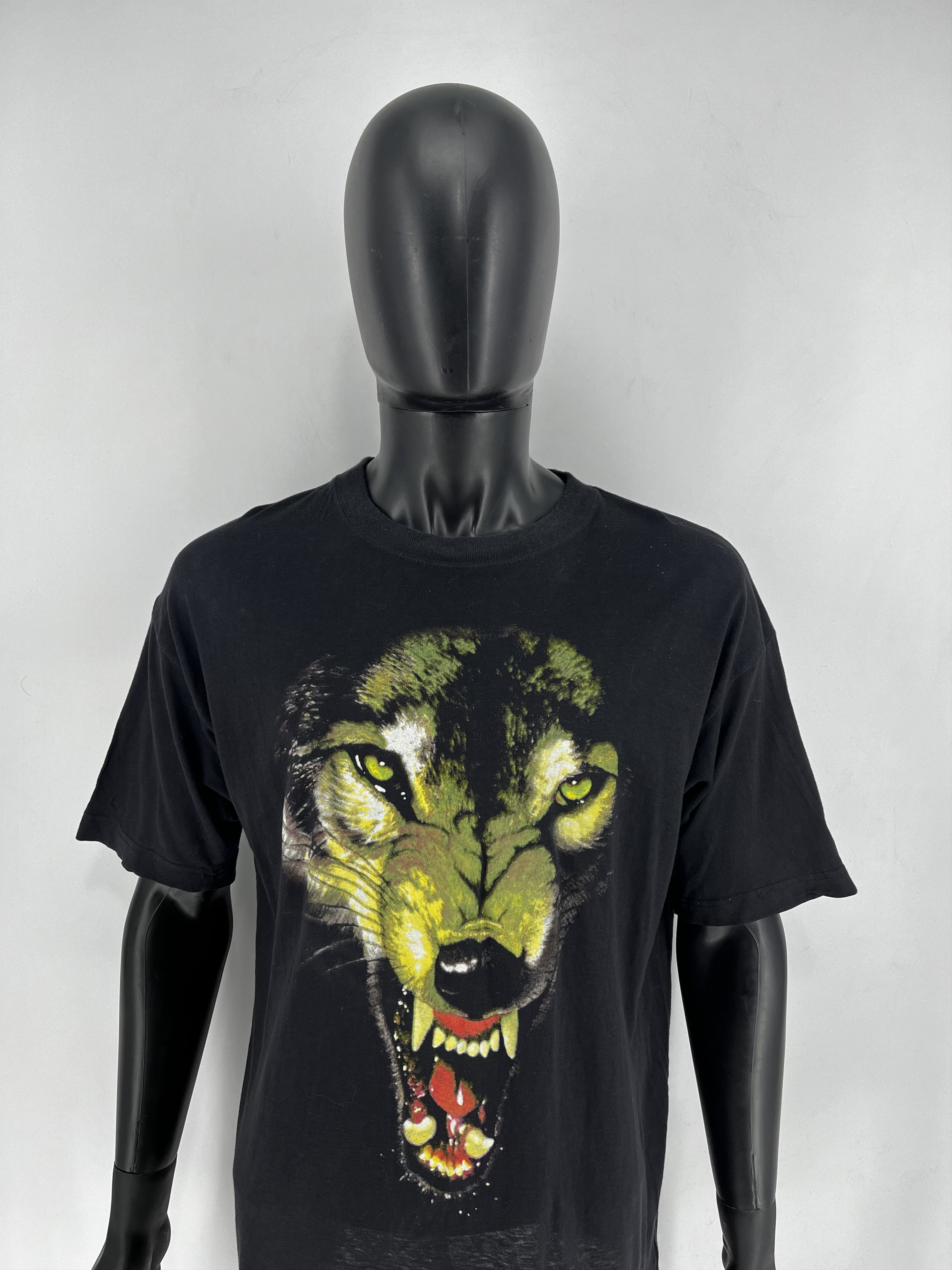 Band Tees Vintage 90s Wolf Face Boxy Fit Tee Toys Rock Size M Size US XL / EU 56 / 4 - 1 Thumbnail
