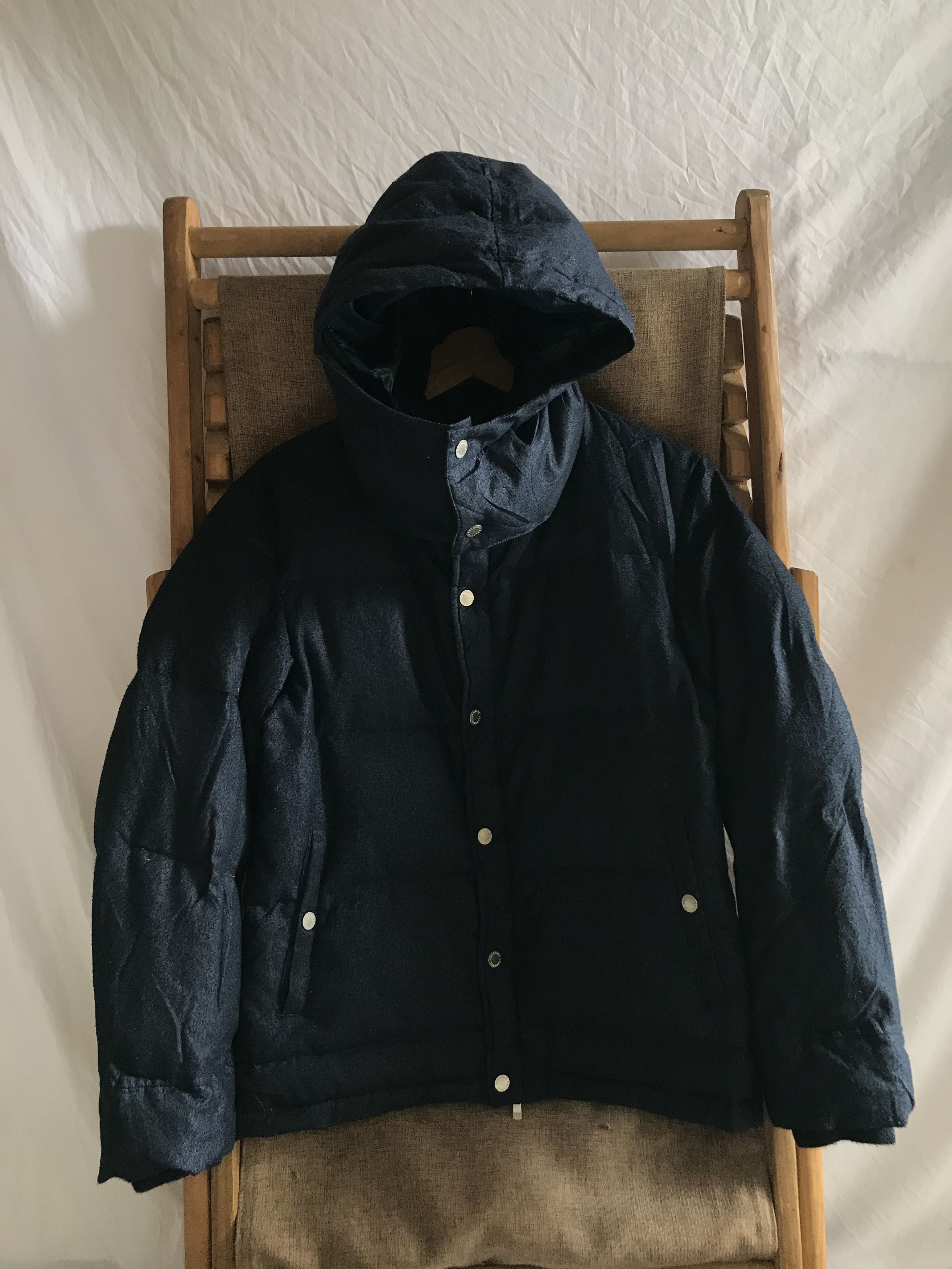 ABAHOUSE ABAHOUSE Japanese Puffer Zipper Snap Button Hoodie Jacket Size US M / EU 48-50 / 2 - 3 Thumbnail