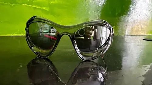 Jewelry Clear Dystopian Sunglasses Retro Cyber Punk Archive Cosplay Size ONE SIZE - 3 Thumbnail