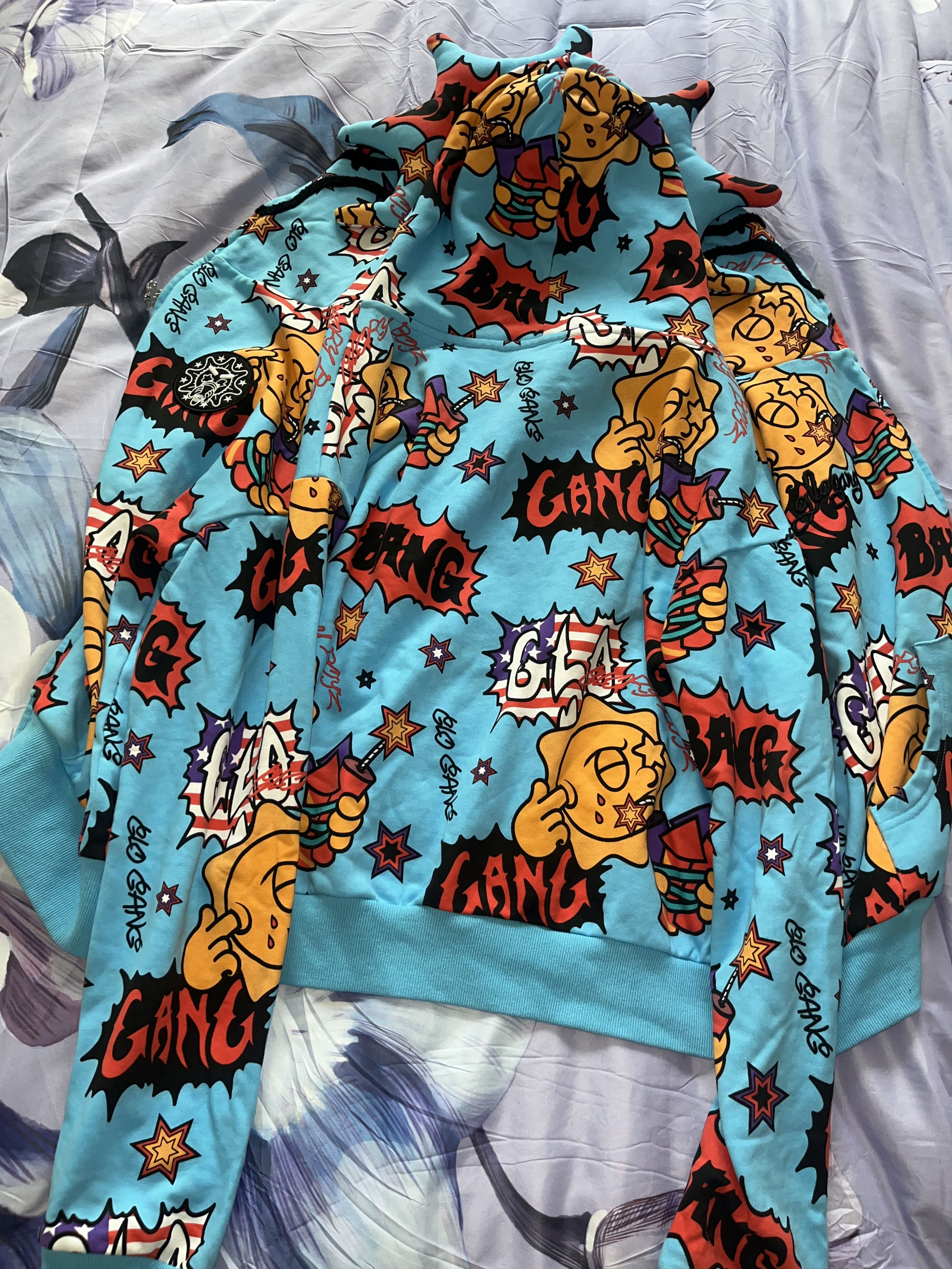 Glo Gang Glo Gang “Bang Bang” Jacket (blue & yellow) Size US M / EU 48-50 / 2 - 4 Thumbnail