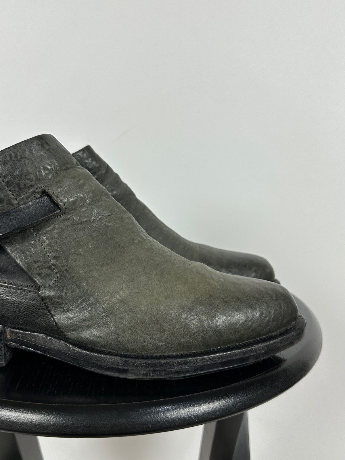A.S.98 A.S.98. Airstep Leather Biker Ankle Boots Size US 8 / IT 38 - 13 Thumbnail