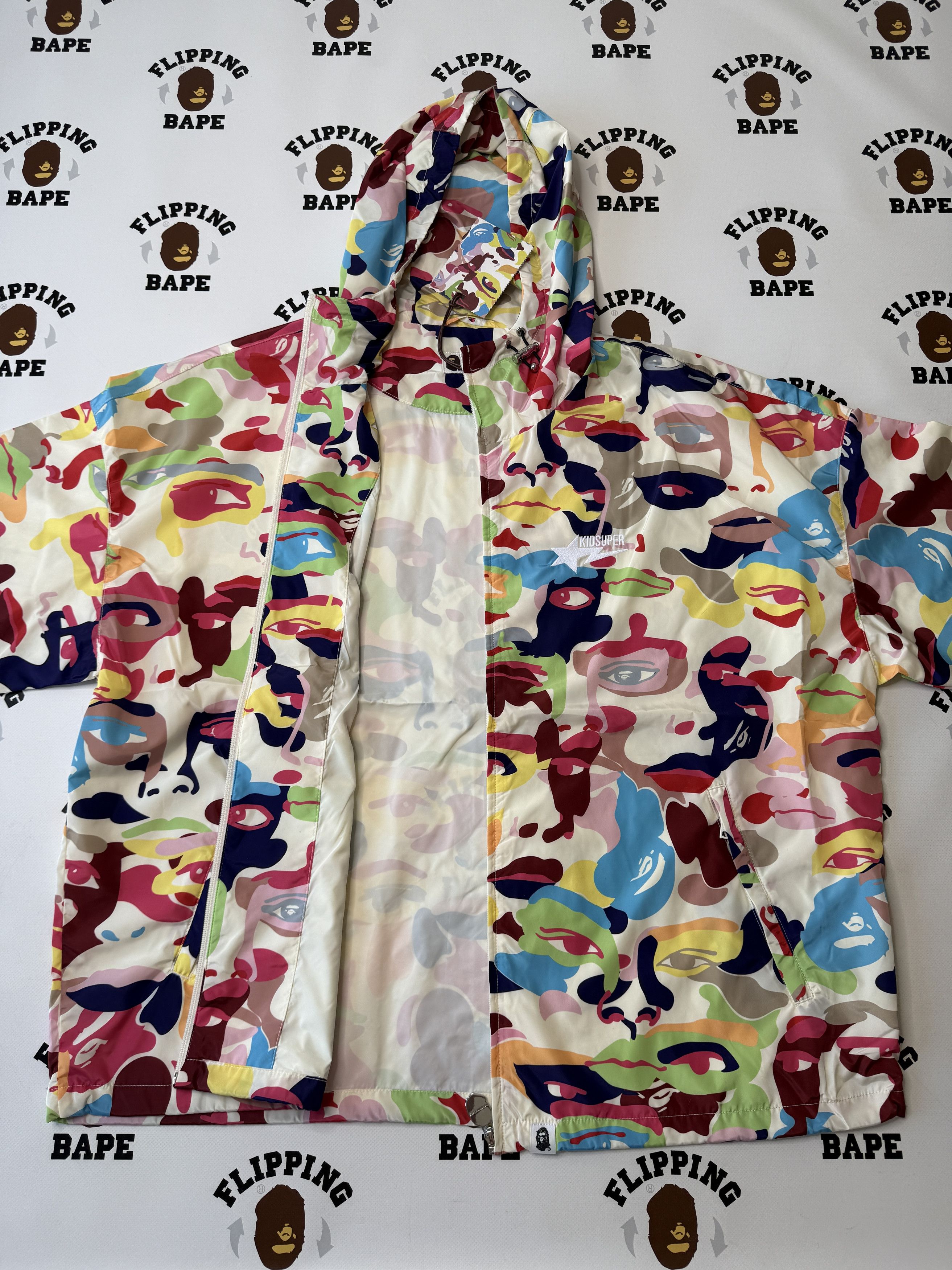 Bape × KidSuper BAPE X KIDSUPER CAMO LIGHTWEIGHT JACKET Size US L / EU 52-54 / 3 - 3 Thumbnail