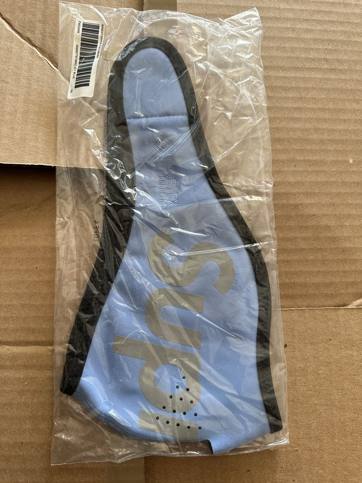 Supreme Supreme Windstopper Facemask Shiesty Blue Facemask Size ONE SIZE - 3 Thumbnail
