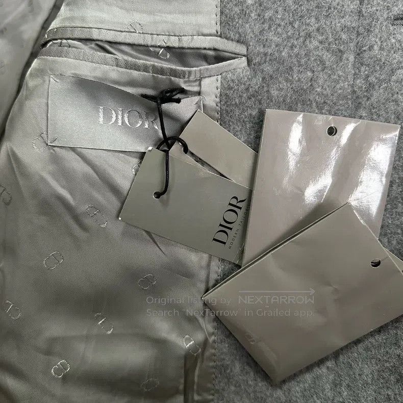 Dior Dior 23fw light gray high-end customised rhinestone glass Size US M / EU 48-50 / 2 - 5 Thumbnail
