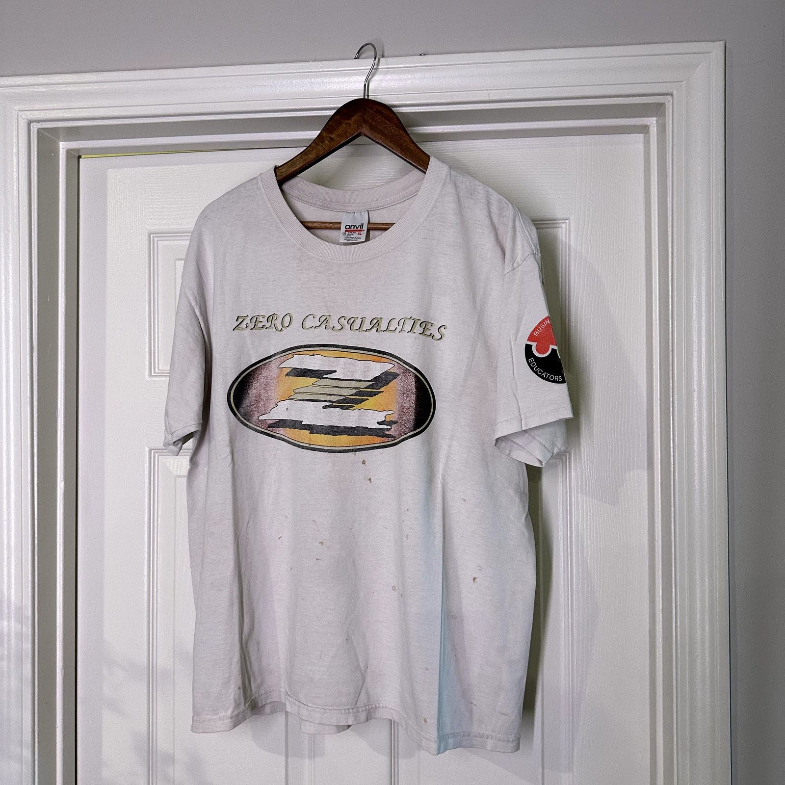 Anvil Vintage Zero Casualties Shirt Size XL Size US XL / EU 56 / 4 - 1 Thumbnail
