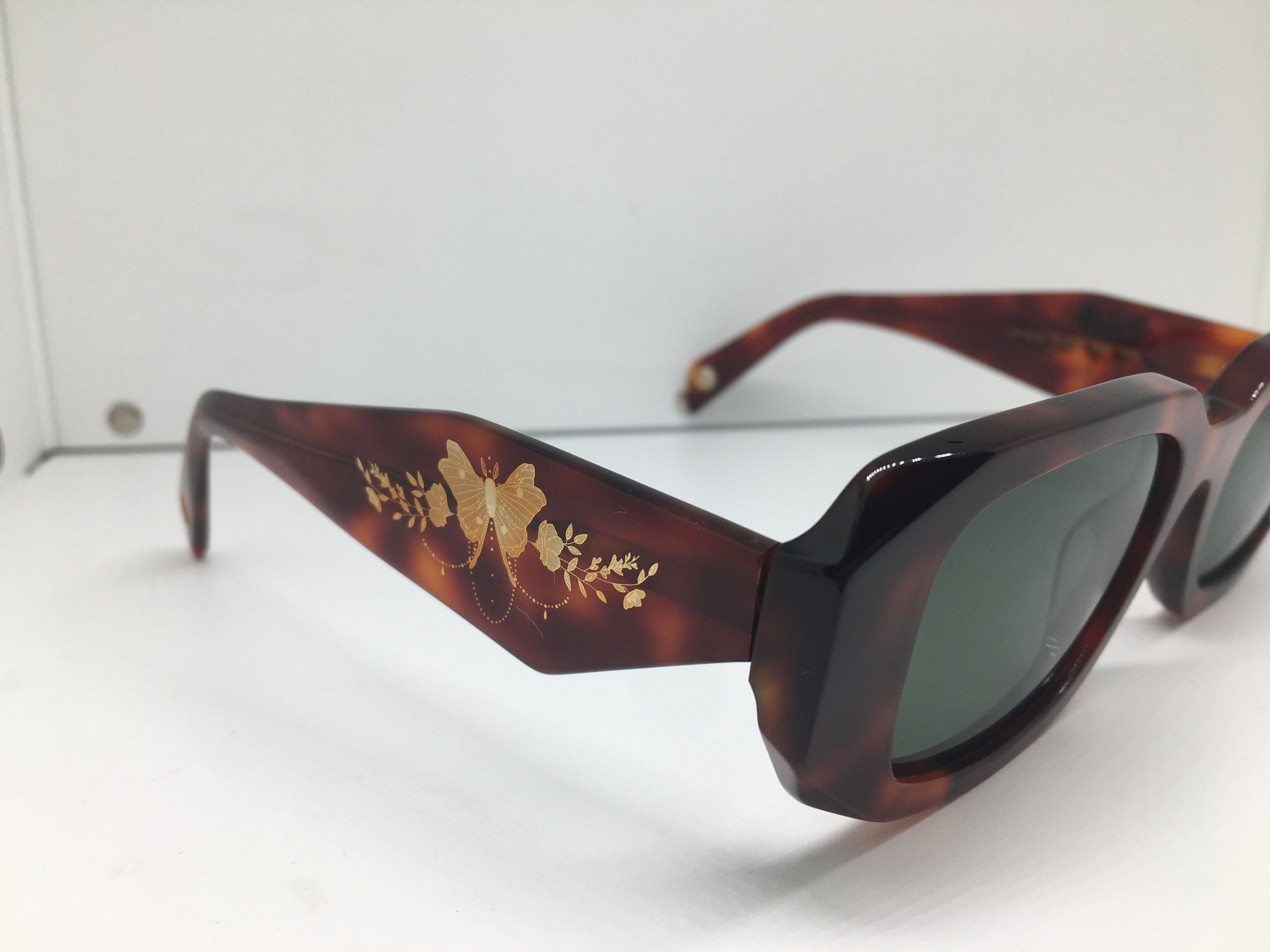 Emilio Pucci Emilio Pucci Tortoise Acetate Sunglasses Frame Italy Size ONE SIZE - 1 Thumbnail