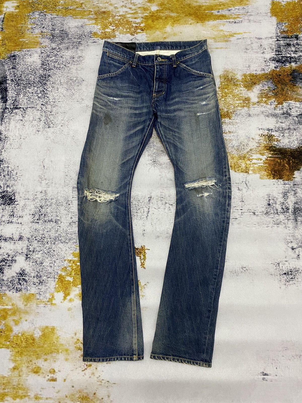Attachment Vintage Attachment Distressed Denim Jeans Size US 31 - 5 Thumbnail