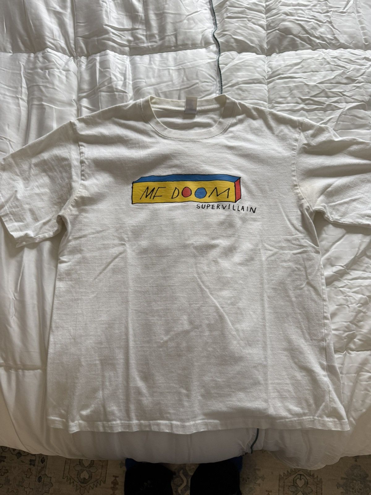 MF Doom [US ONLY] MF DOOM White Tee Size US M / EU 48-50 / 2 - 1 Thumbnail