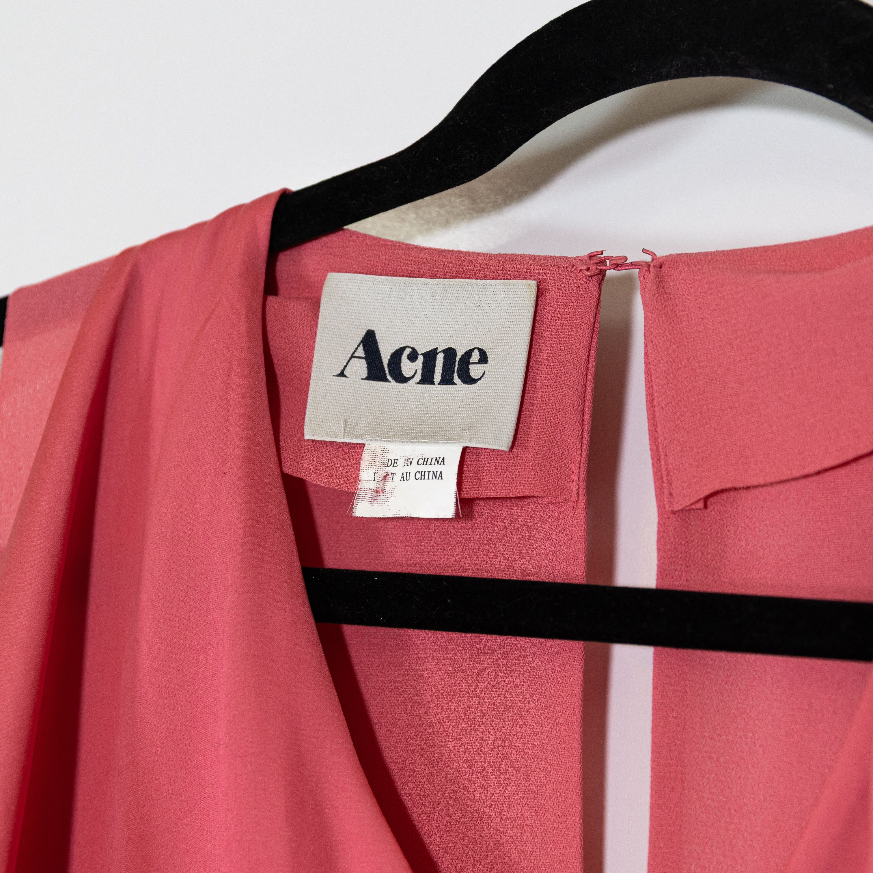 Acne Studios Acne Mallory Crepe Chiffon Sleeveless Size M / US 6-8 / IT 42-44 - 2 Thumbnail