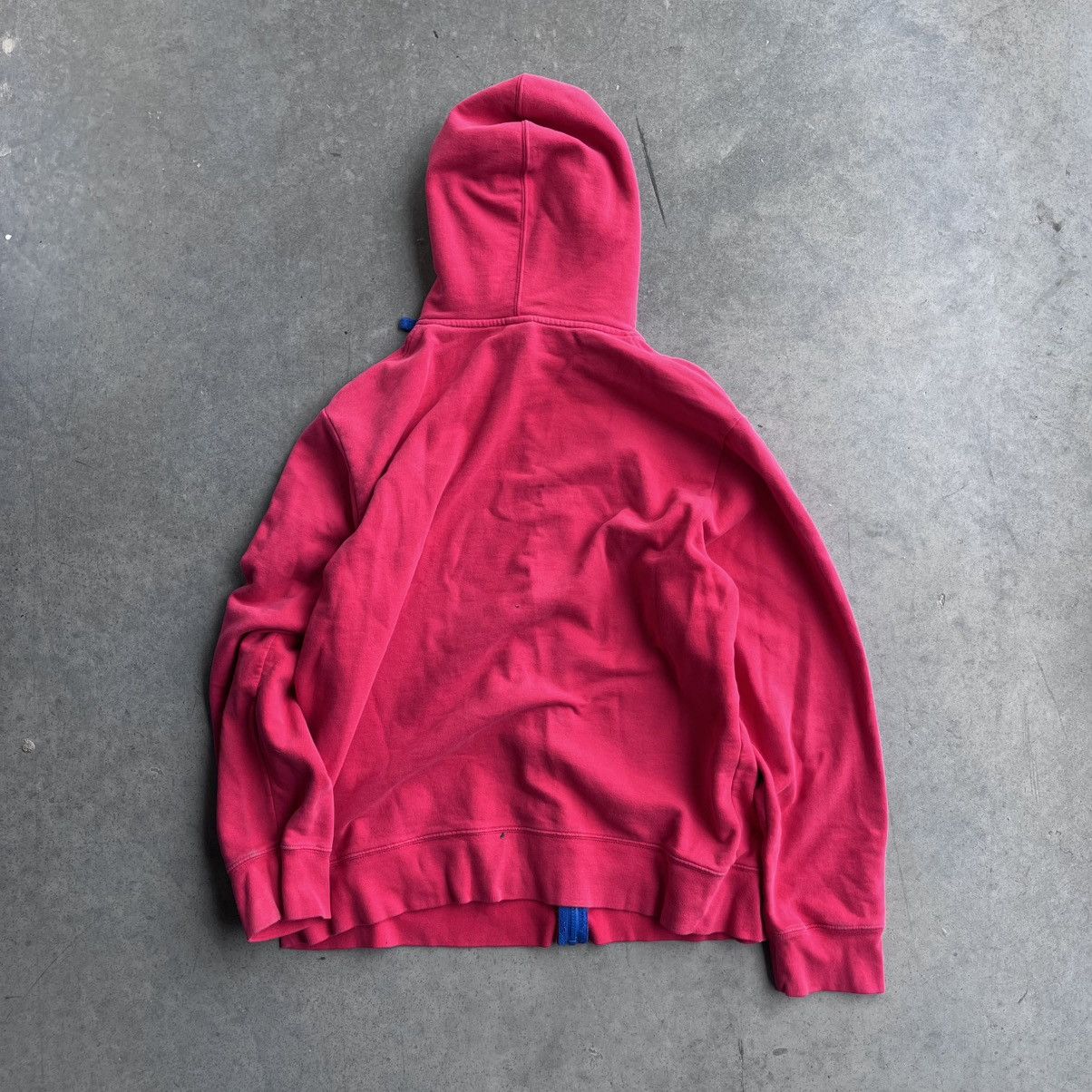The North Face CRAZY Y2K The North Face Red and Blue Faded Hoodie Zip Up XL Size US XL / EU 56 / 4 - 10 Thumbnail