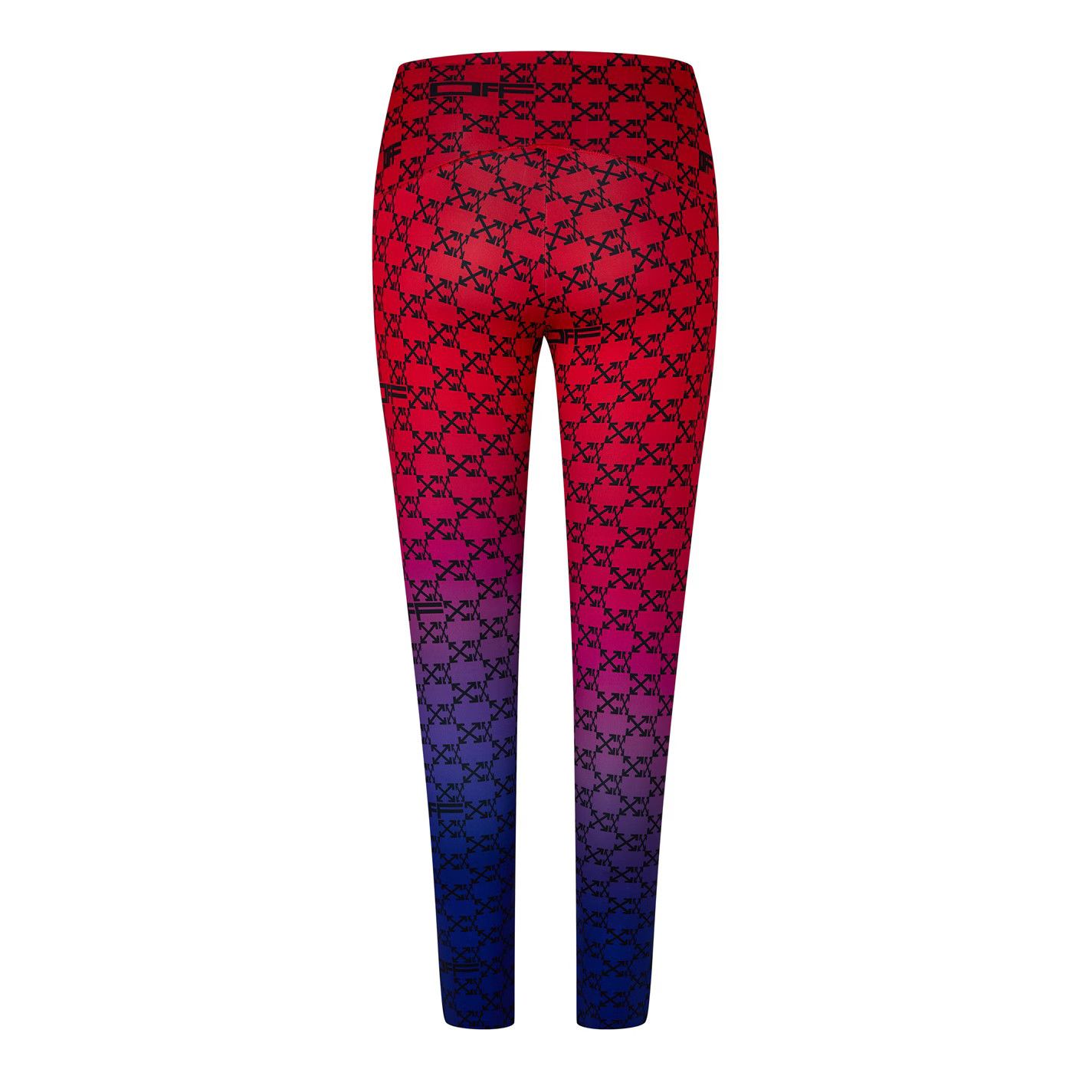 Off-White o1g2r1mq1224 Monogram Leggings in Multicolor Size 27" / US 4 / IT 40 - 2 Thumbnail