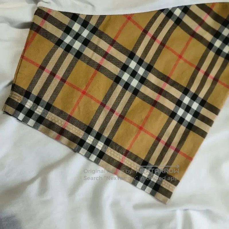 Burberry Burberry White Cotton T-Shirt with Iconic Sleeves. Size XL / US 12-14 / IT 48-50 - 4 Thumbnail