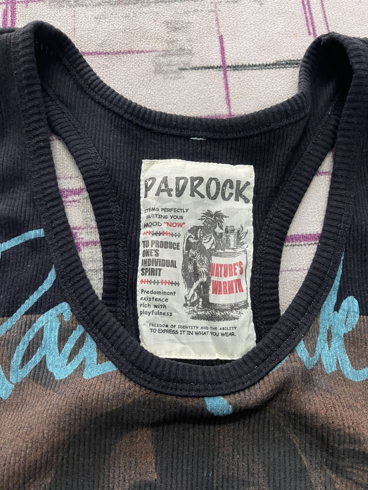 Japanese Brand VTG PADROCK STREET JAPAN PORTRAIT ETHNICS SPIRIT VERY RARE Size US L / EU 52-54 / 3 - 4 Thumbnail
