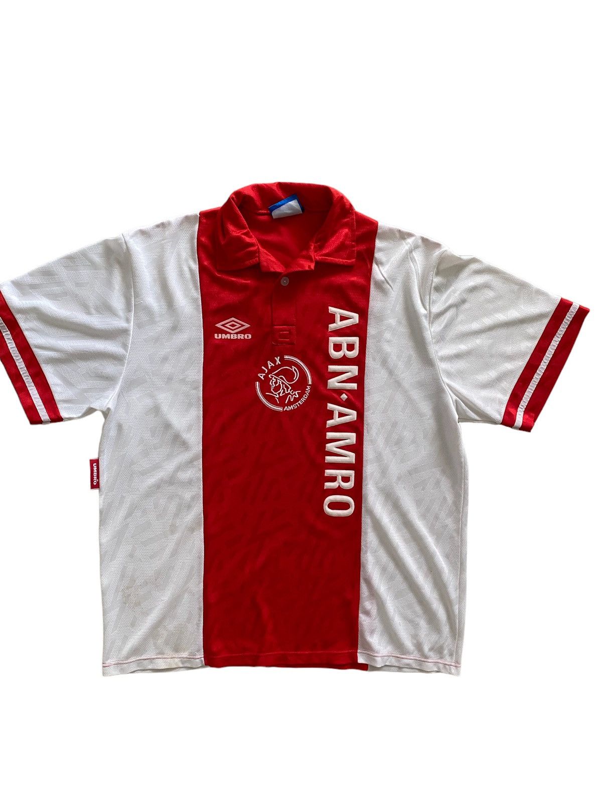 Umbro Vintage MADE IN ENGLAND AJAX 1993-1994 umbro Jersey Soccer Size US L / EU 52-54 / 3 - 5 Thumbnail
