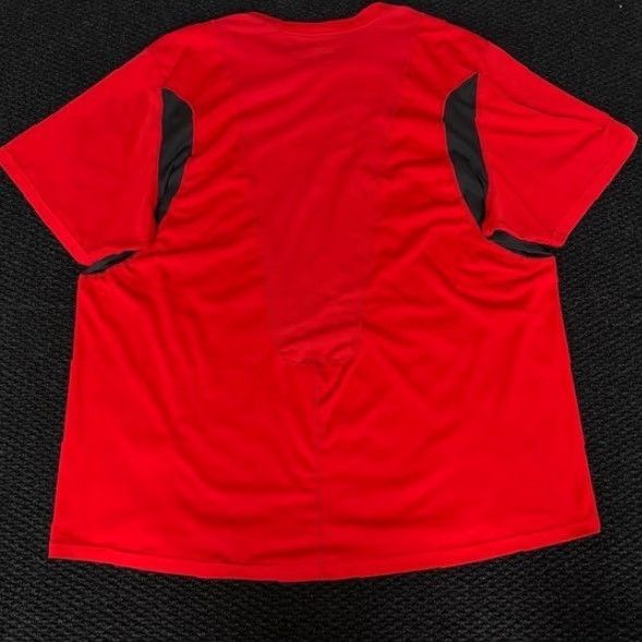 Nike VINTAGE Nike Dri Fit Mens Red Short Sleeve Athletic Training T Shirt 2XL Size US XXL / EU 58 / 5 - 4 Thumbnail
