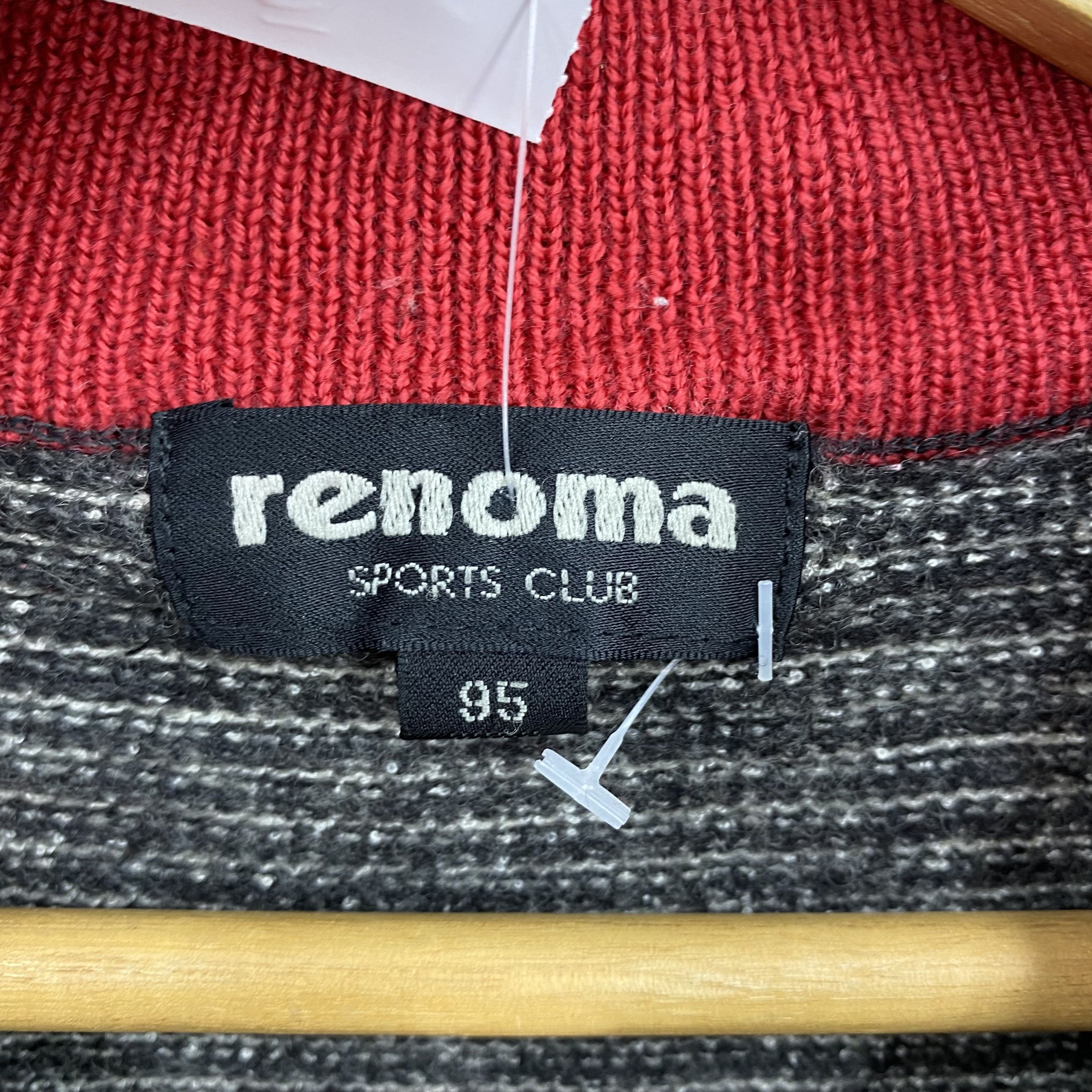 Renoma Vintage Renoma Knit Zipper Sweatshirt Stripe Jacket Sweater Size US XS / EU 42 / 0 - 4 Thumbnail