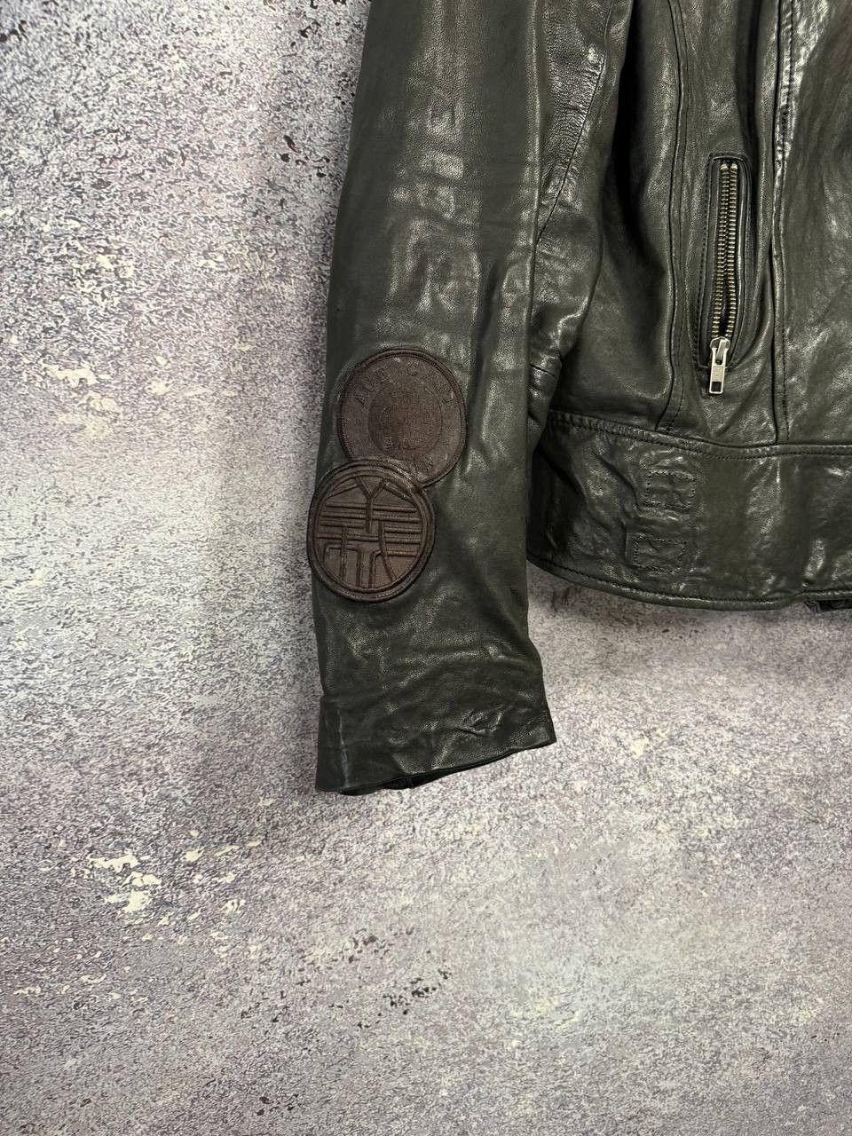 Allsaints × Vintage ALLSAINTS LEATHER BIKER JACKET WOMEN'S UK14 LAMB PAPIN Size L / US 10 / IT 46 - 5 Thumbnail