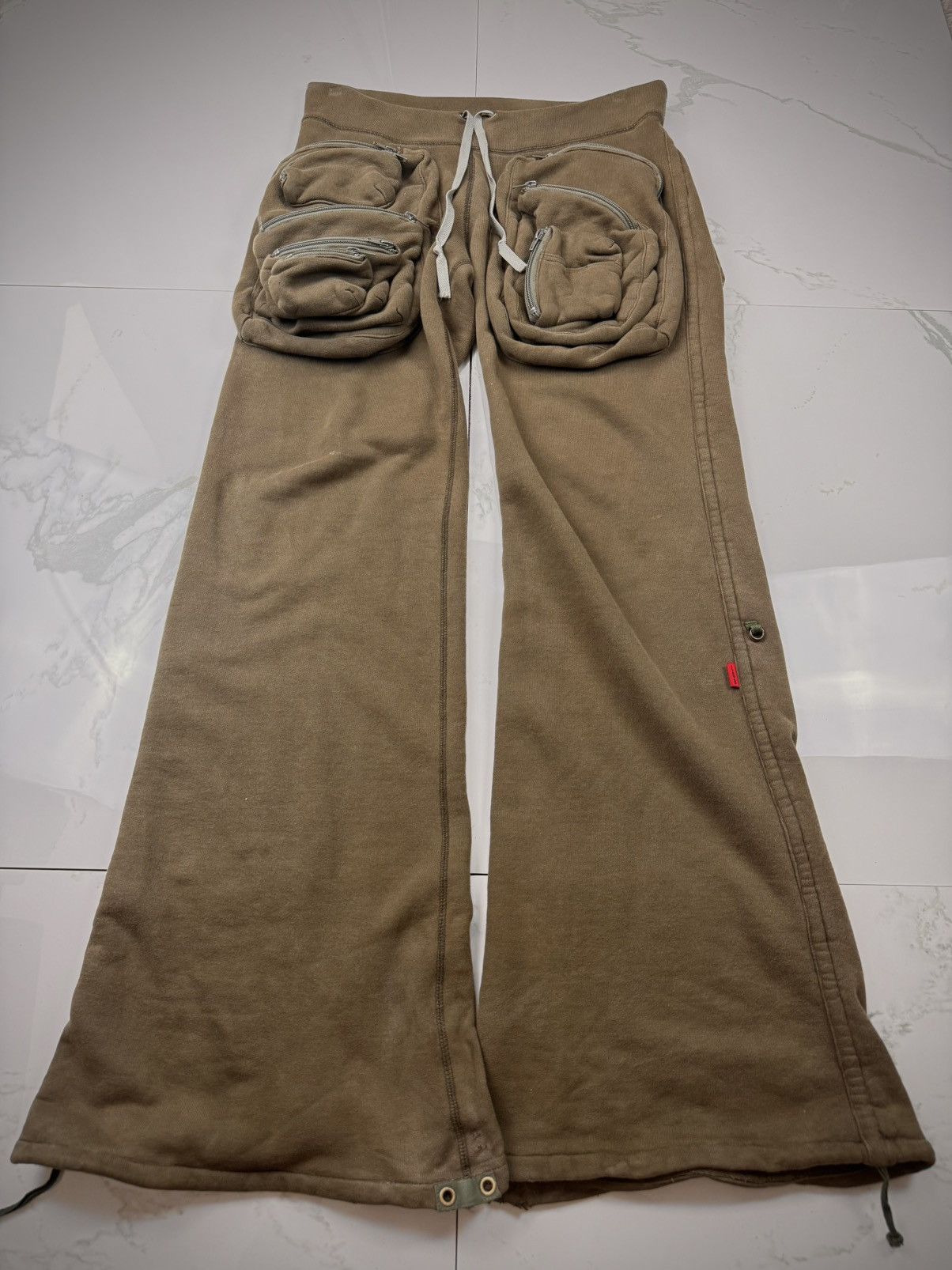 Le Grande Bleu (L.G.B.) LGB Flared Cargo Boxer Sweatpants | Grailed