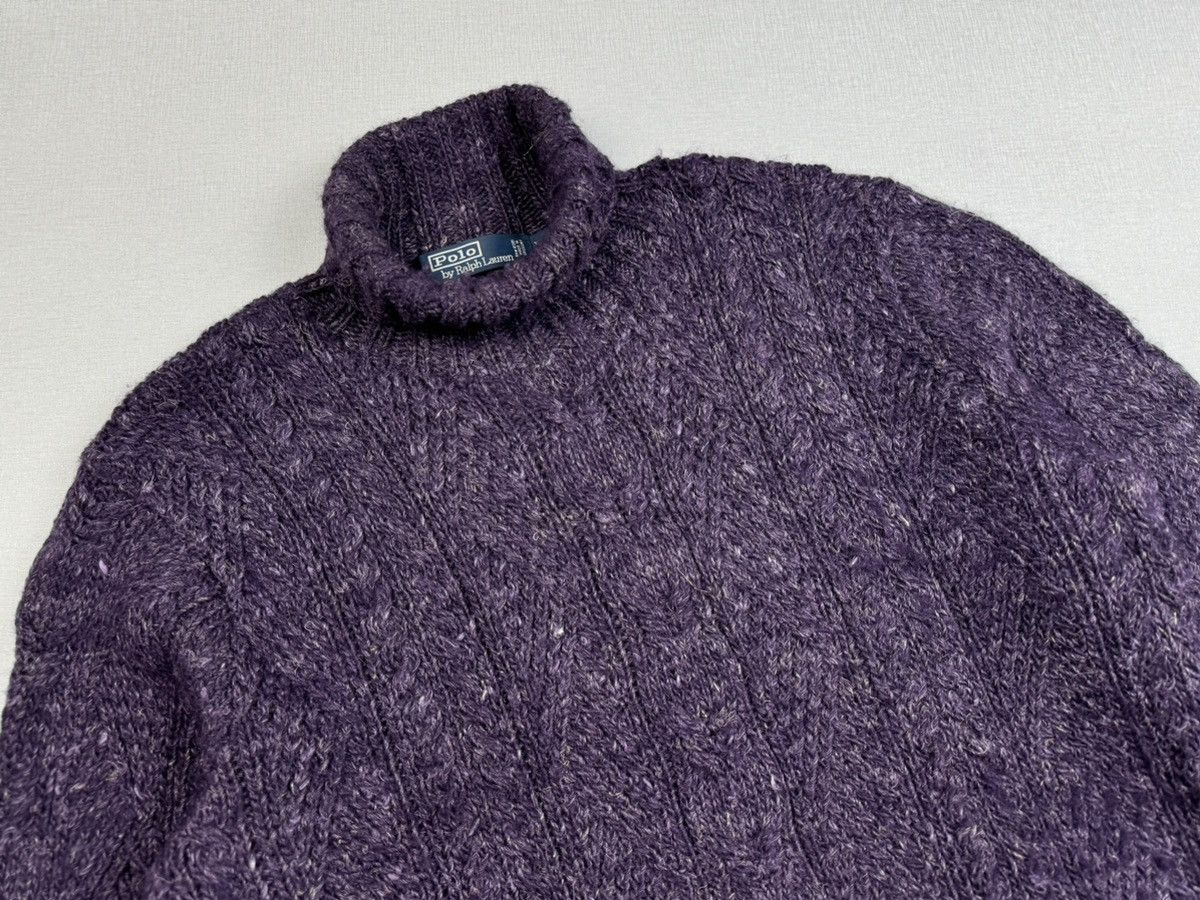 Polo Ralph Lauren × Vintage Vintage Polo Ralph Lauren Wool/Linen Sweater Jumper Pullover Size US XL / EU 56 / 4 - 2 Thumbnail