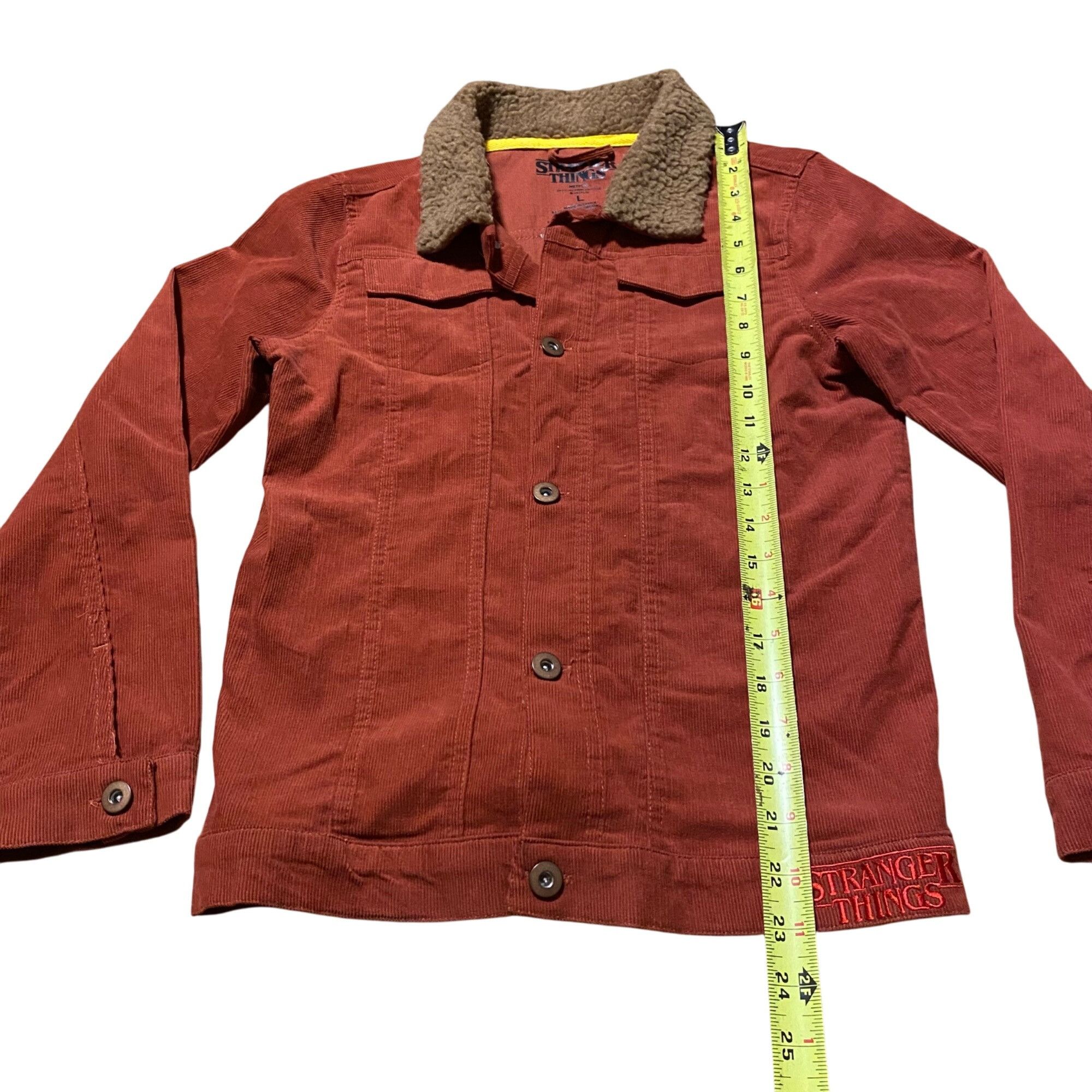 Other Stranger Things Netflix Corduroy Jacket W/ Sherpa Collar L R Size L / US 10 / IT 46 - 4 Thumbnail