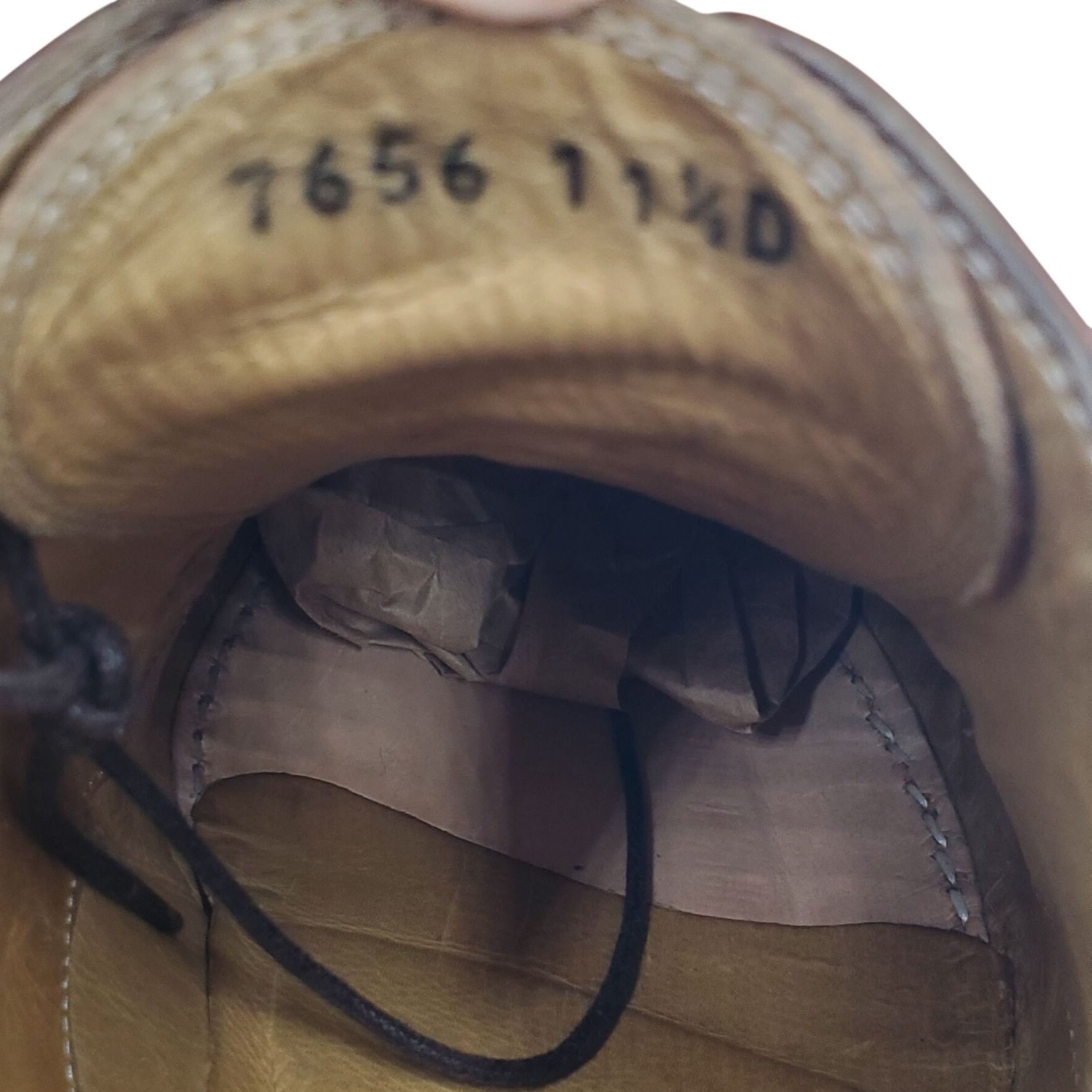 Cole Haan Italy Bragano Cole Haan Men's size 11.5 brown leather cap to Size US 11.5 / EU 44-45 - 9 Thumbnail