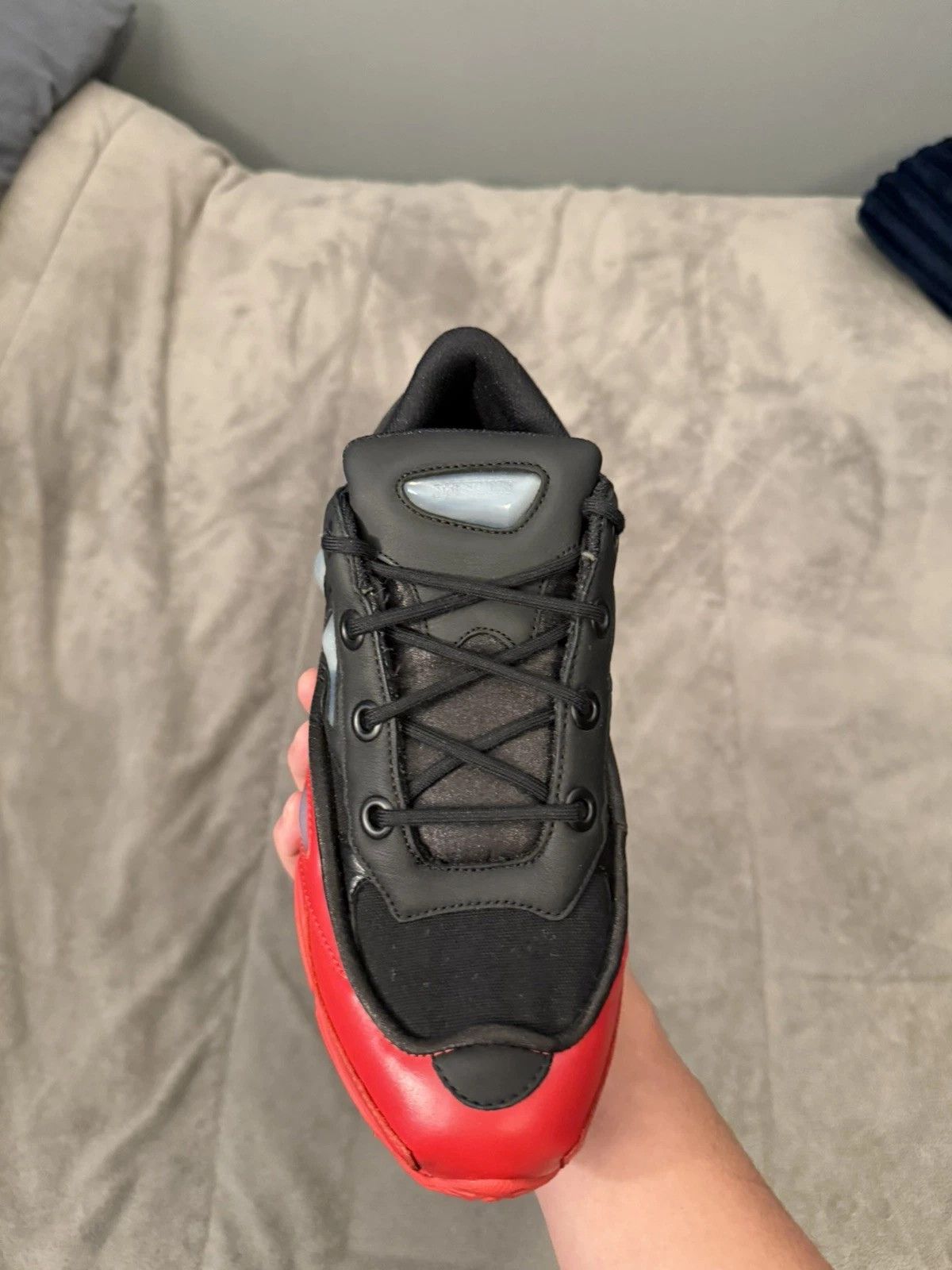 Raf Simons Adidas Raf Simons Ozweego 3 Black Scarlet Red 10 DA8775 Size US 10 / EU 43 - 7 Thumbnail